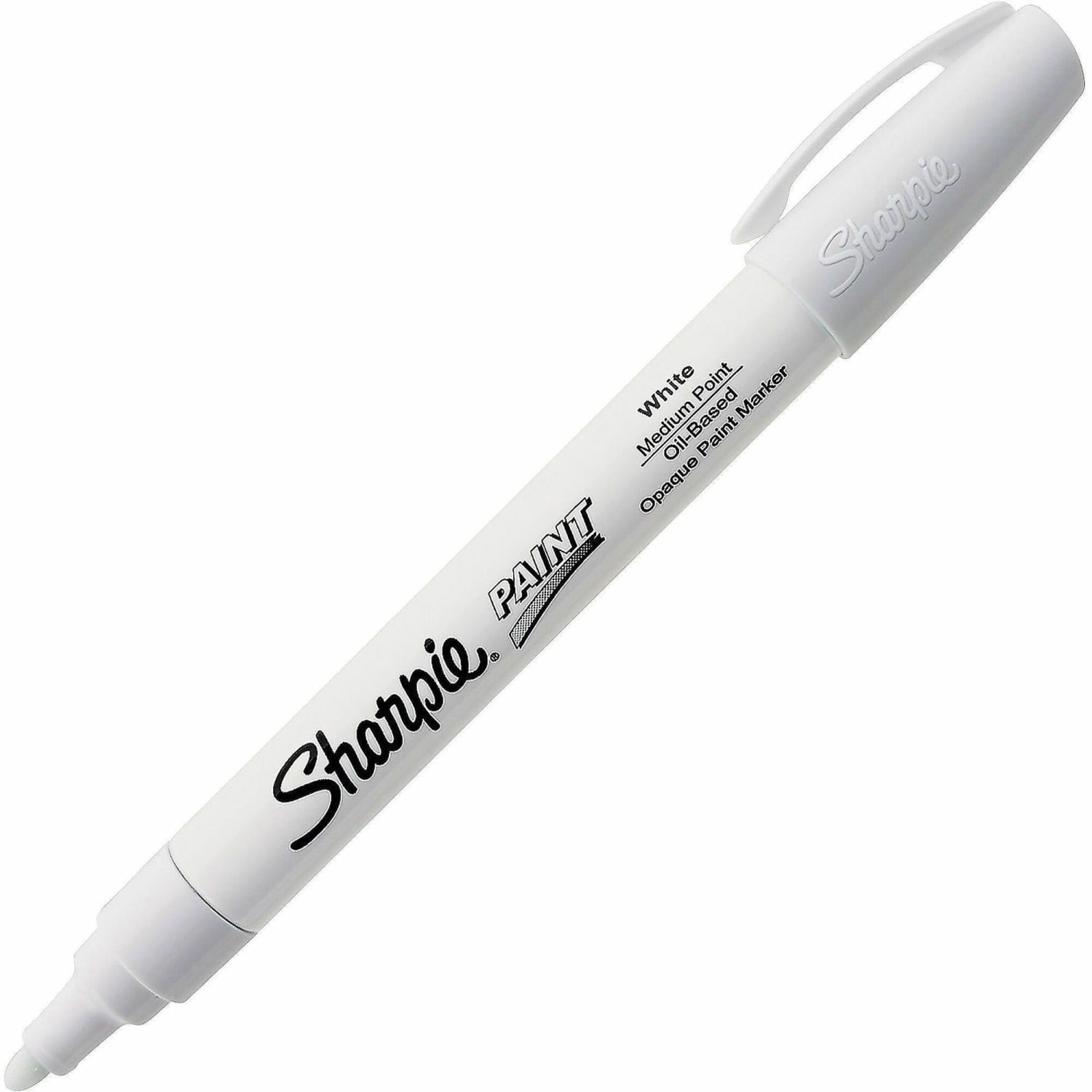 Sharpie Paint Marker, Bullet Point, White - Image 4