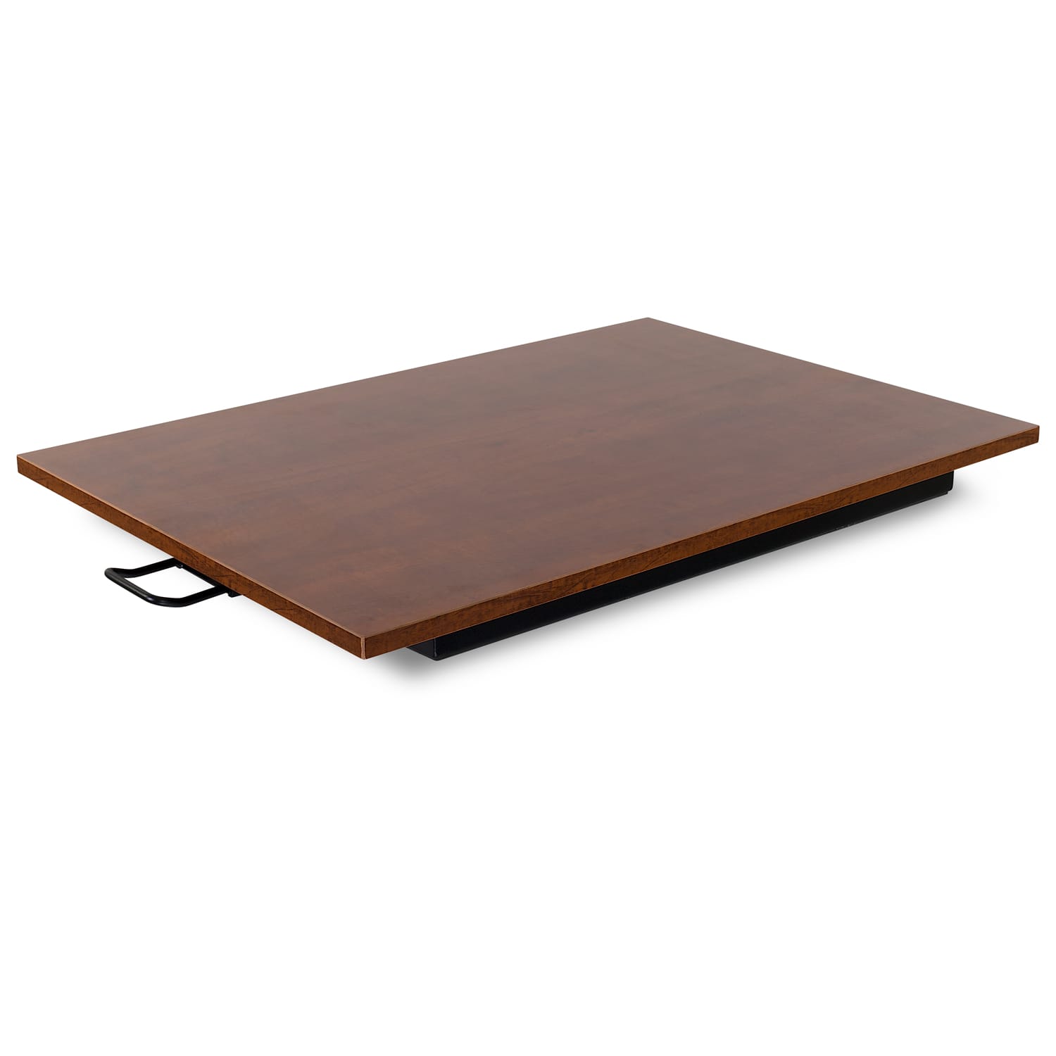 Mount-It! X-Lift 32inW Standing Desk Converter With Adjustable Height, Brown - Image 4
