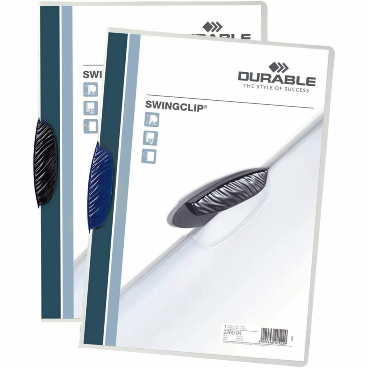 Durable Swing Clip Poly Report Covers, 8 1/2in x 11in, Black, Box Of 25 - Image 4