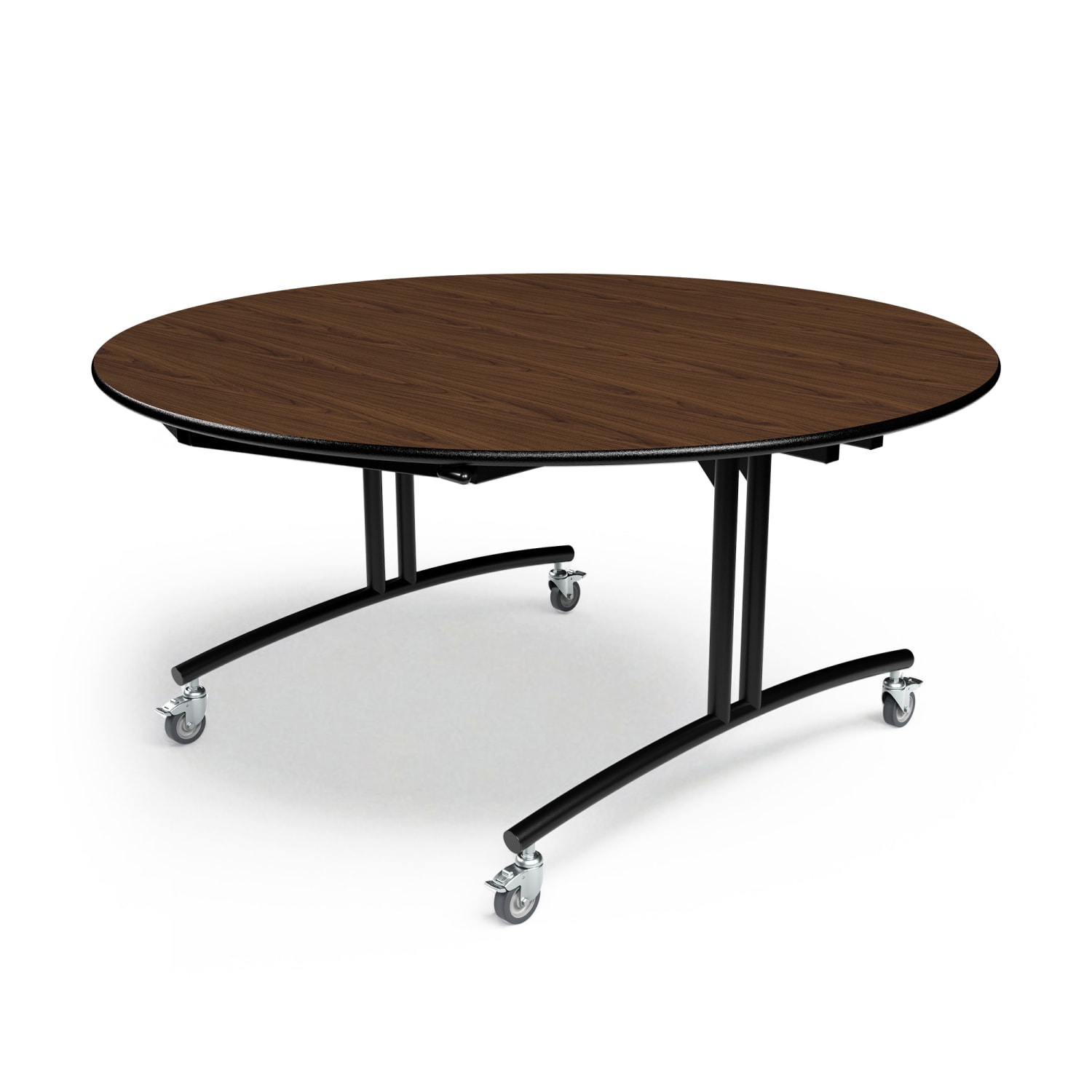 Palmer Hamilton PHlip Mobile Flip Top Multipurpose Table, 30in x 60in, Montana Walnut - Image 4