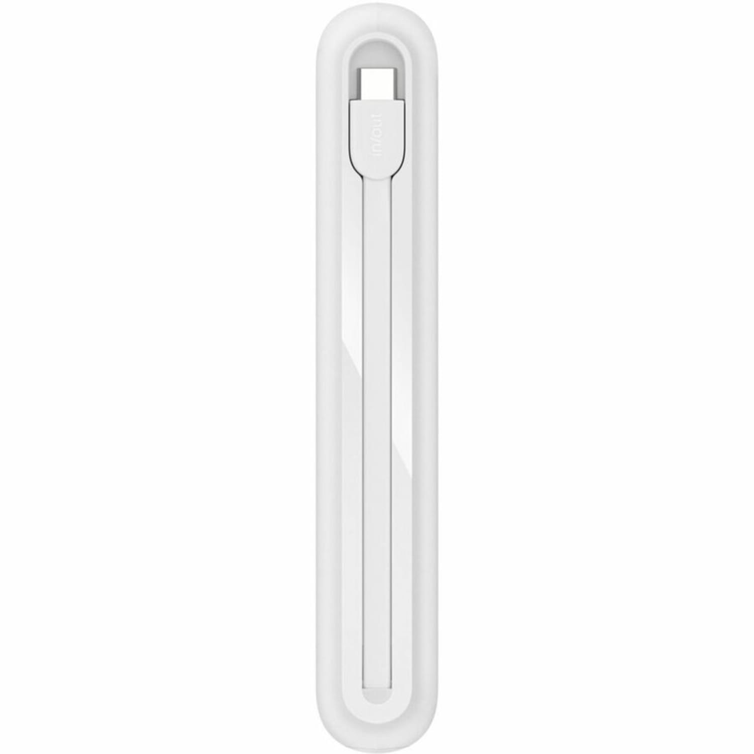 Belkin 30W 2-port Power Bank w/ Integrated USB-C Cable, 20K mAh, 1xUSB-A, 1xUSB-C, Portable Charger, White, BPB024FQWH - Image 4