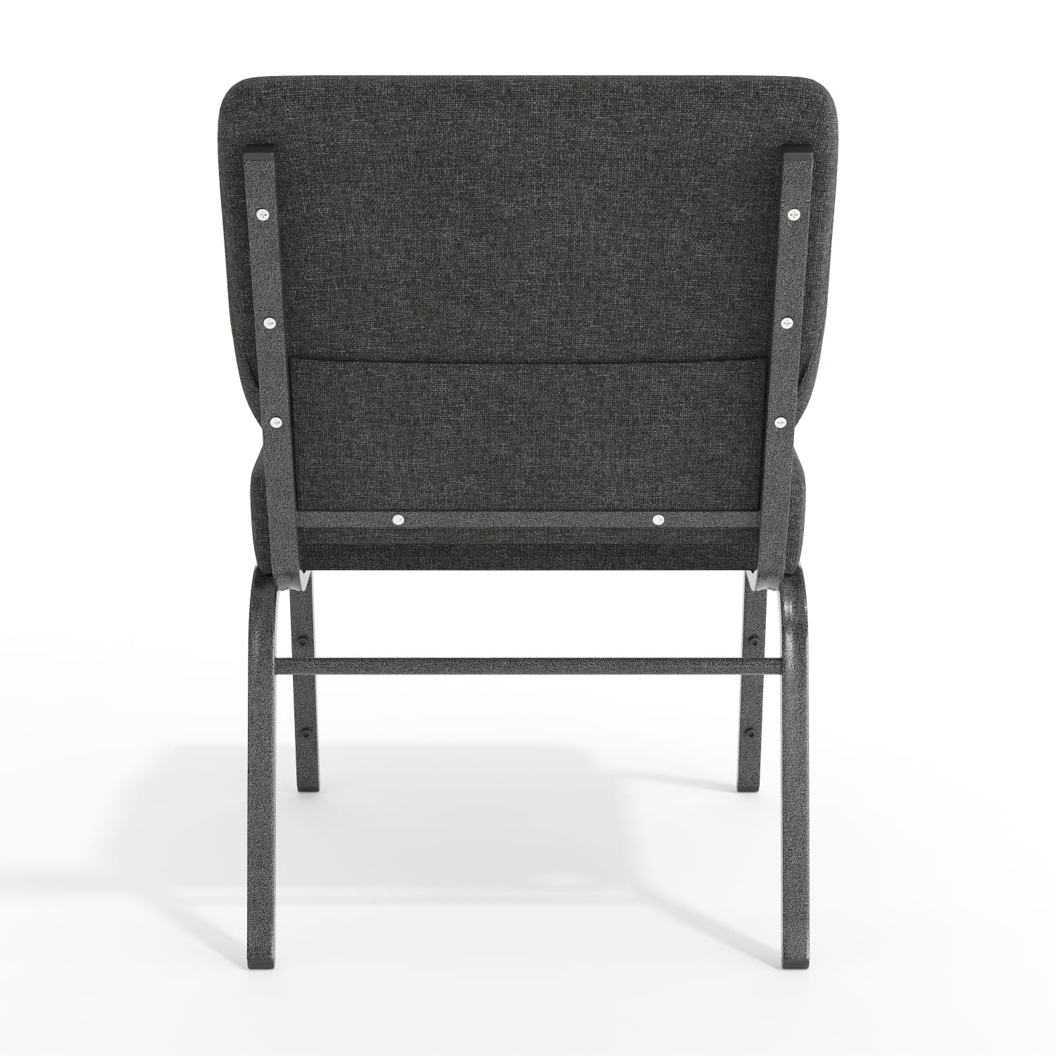 Flash Furniture HERCULES Series 21inW Stackable Church Chair Dark GraySilvervein PopularChairscom