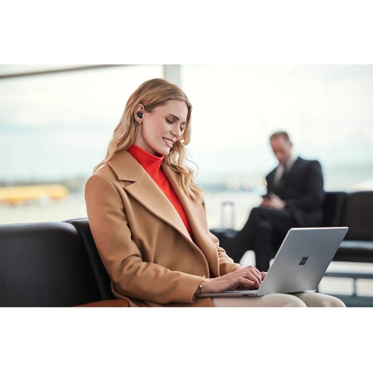 Jabra Evolve2 Earset - Stereo - USB Type A - True Wireless - Bluetooth - 65.6 ft - 20 Hz to 20 kHz - Earbud - Binaural - In-ear - MEMS Technology Microphone - Noise Canceling - Black - Image 5