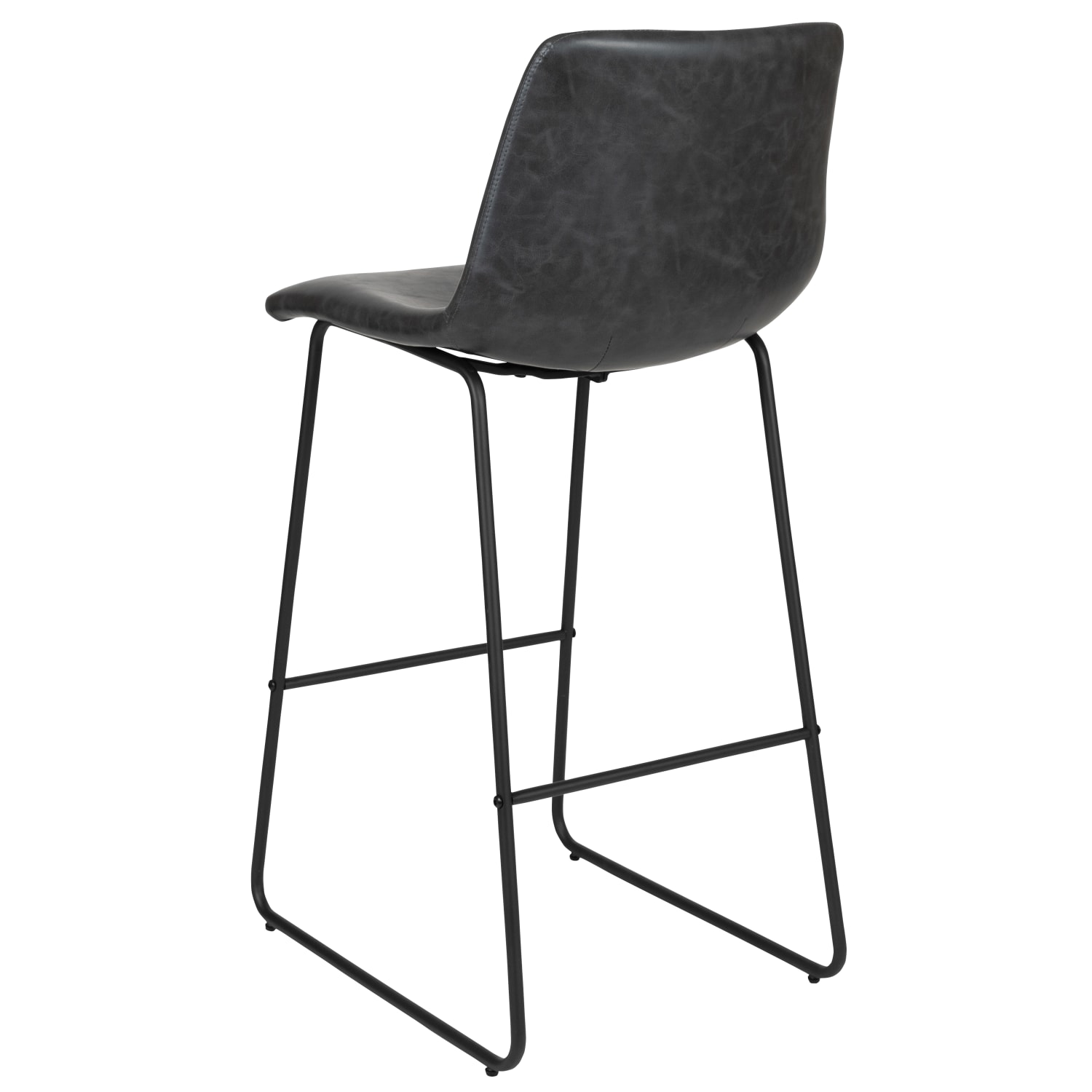 Flash Furniture LeatherSoft Faux Leather 30in Bar Stools Set Of 2 Bar Stools GrayBlack PopularChairscom Flash Furniture LeatherSoft Faux Leather 30in Bar Stools Set Of 2 Bar Stools GrayBlack PopularChairscom