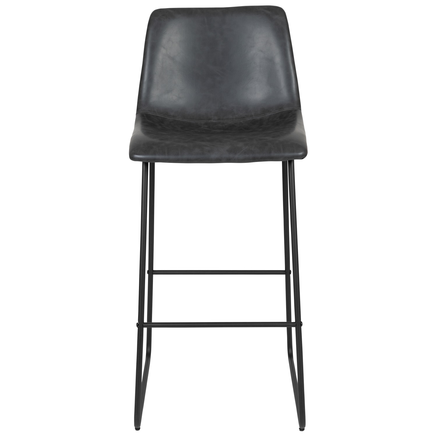 Flash Furniture LeatherSoft Faux Leather 30in Bar Stools Set Of 2 Bar Stools GrayBlack PopularChairscom Flash Furniture LeatherSoft Faux Leather 30in Bar Stools Set Of 2 Bar Stools GrayBlack PopularChairscom