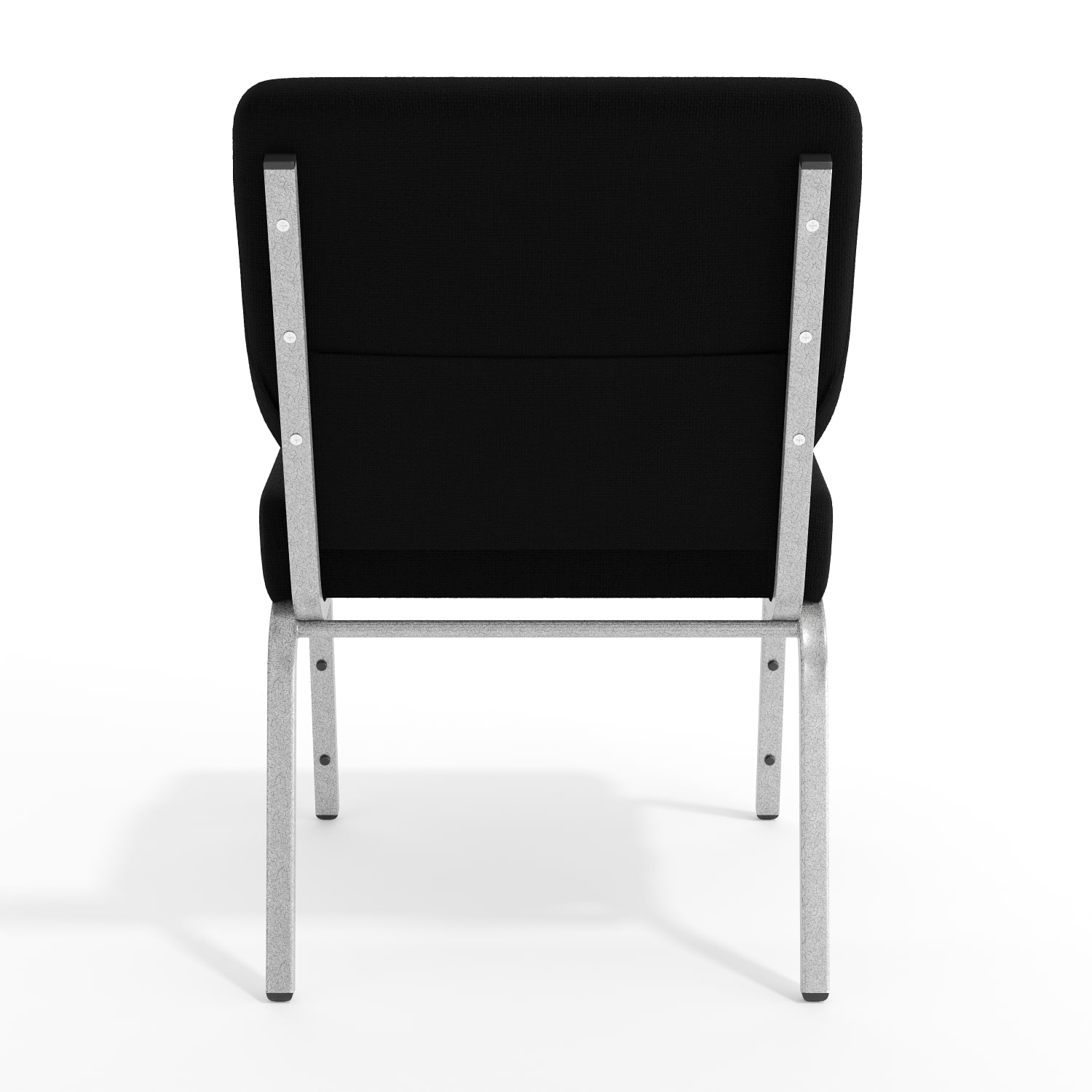 Flash Furniture HERCULES 21inW Stacking Church Chair, Black/Silvervein - Image 9