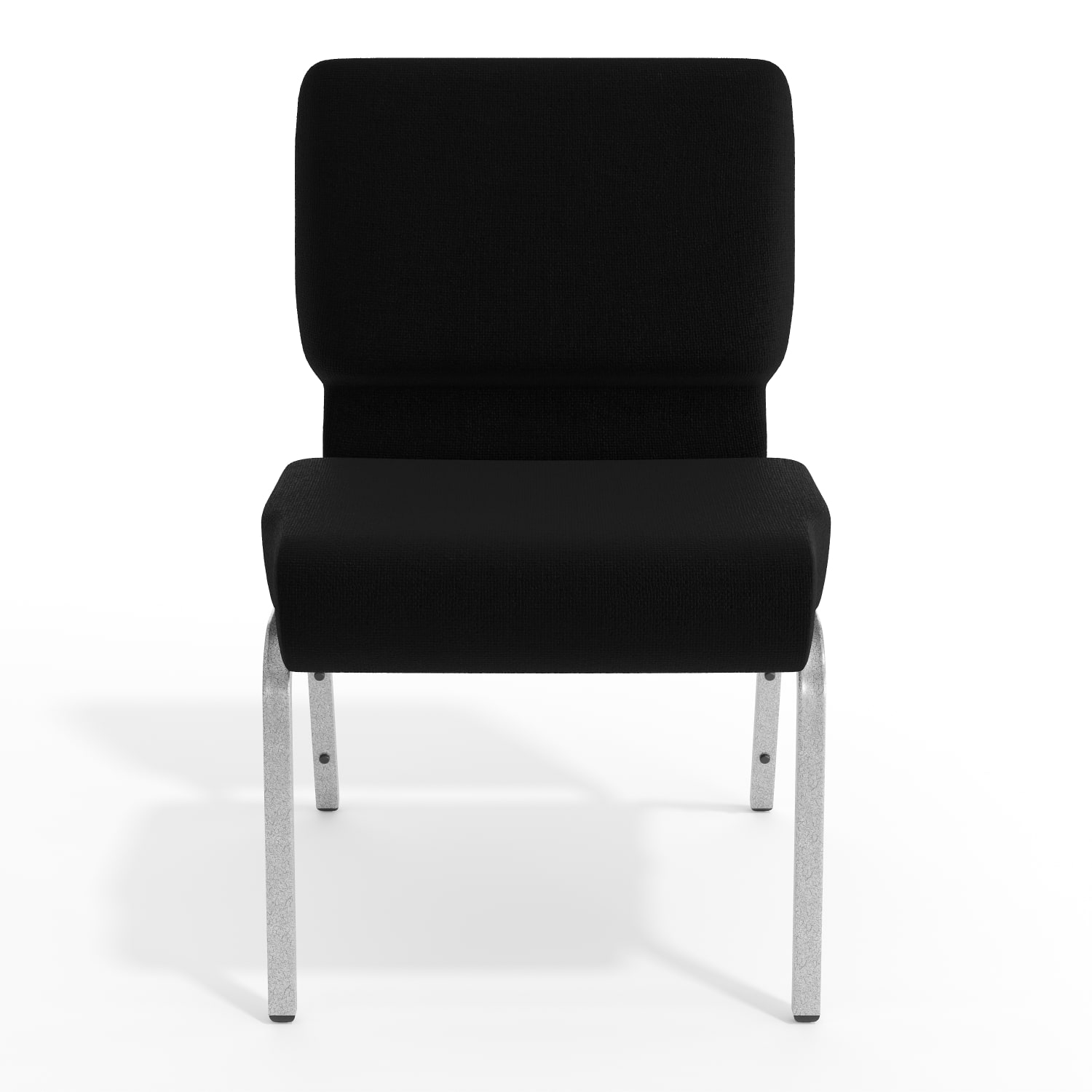 Flash Furniture HERCULES 21inW Stacking Church Chair, Black/Silvervein - Image 11