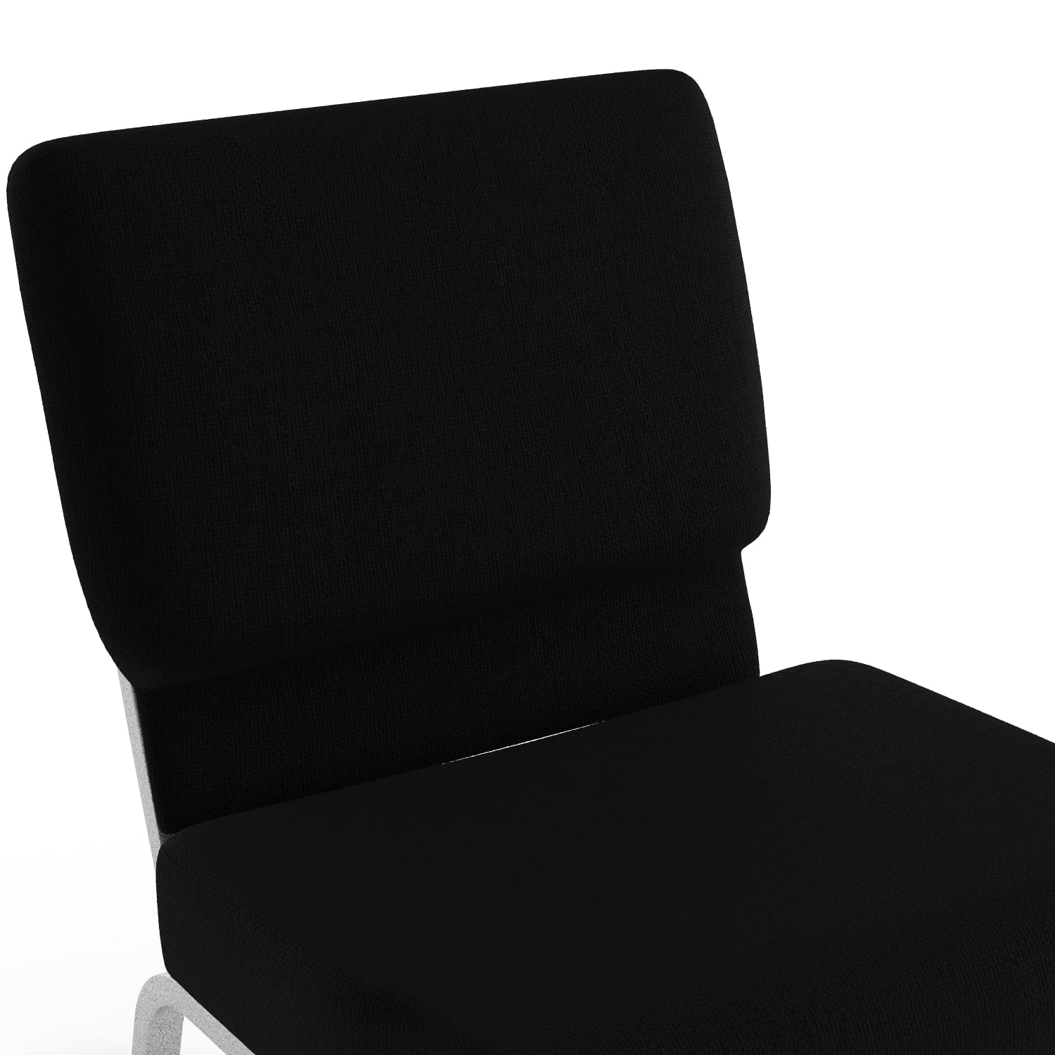 Flash Furniture HERCULES 21inW Stacking Church Chair, Black/Silvervein - Image 13