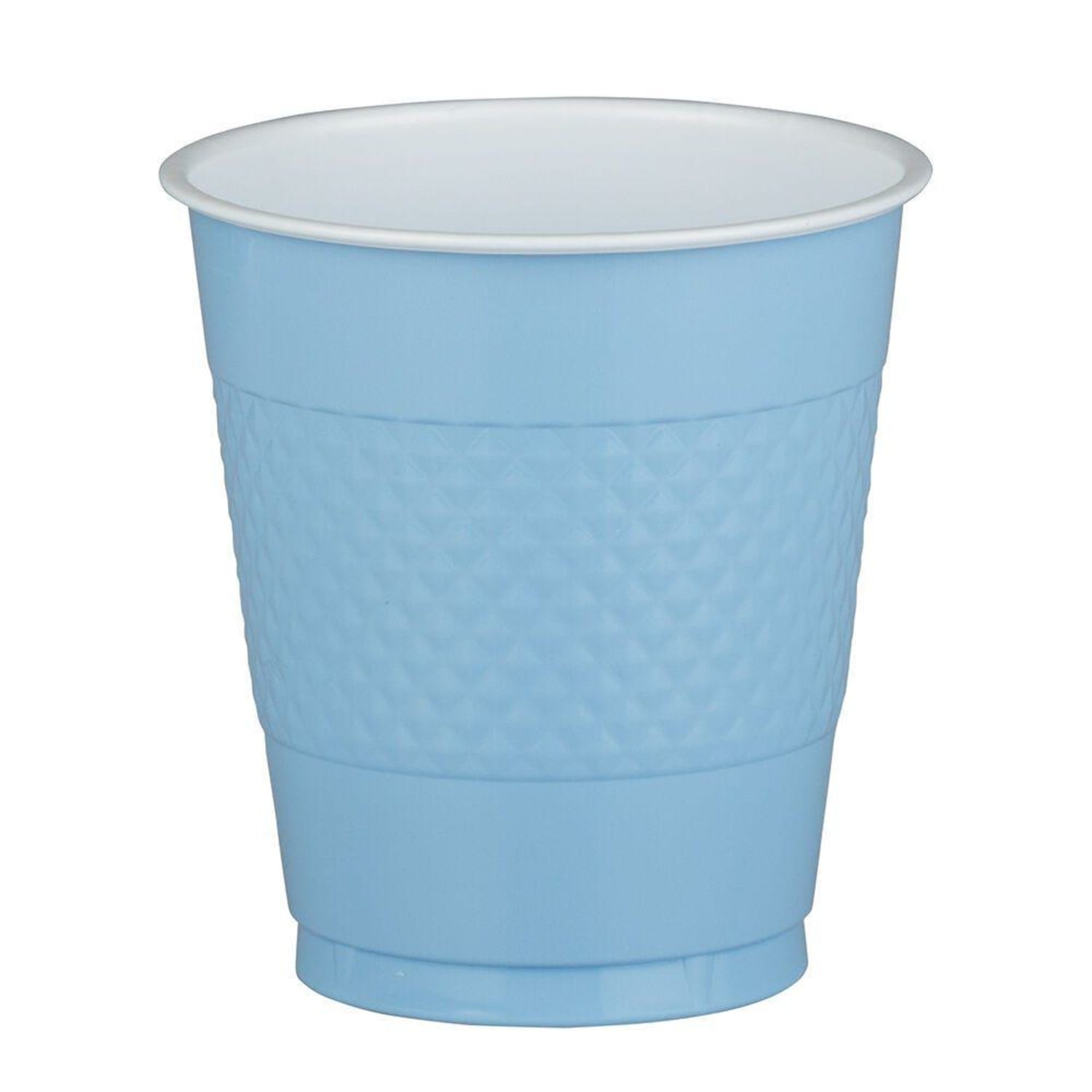 JAM PAPER Plastic Cups, 12 oz, Baby Blue, 20/pack - Image 5