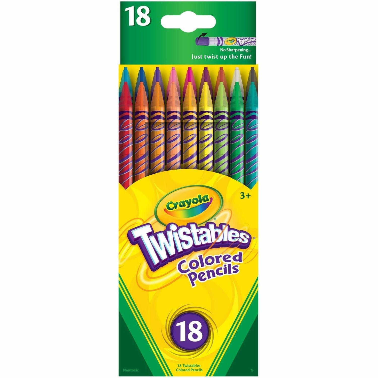 Crayola Twistables Color Pencils, Assorted Colors, Set Of 18 - Image 5