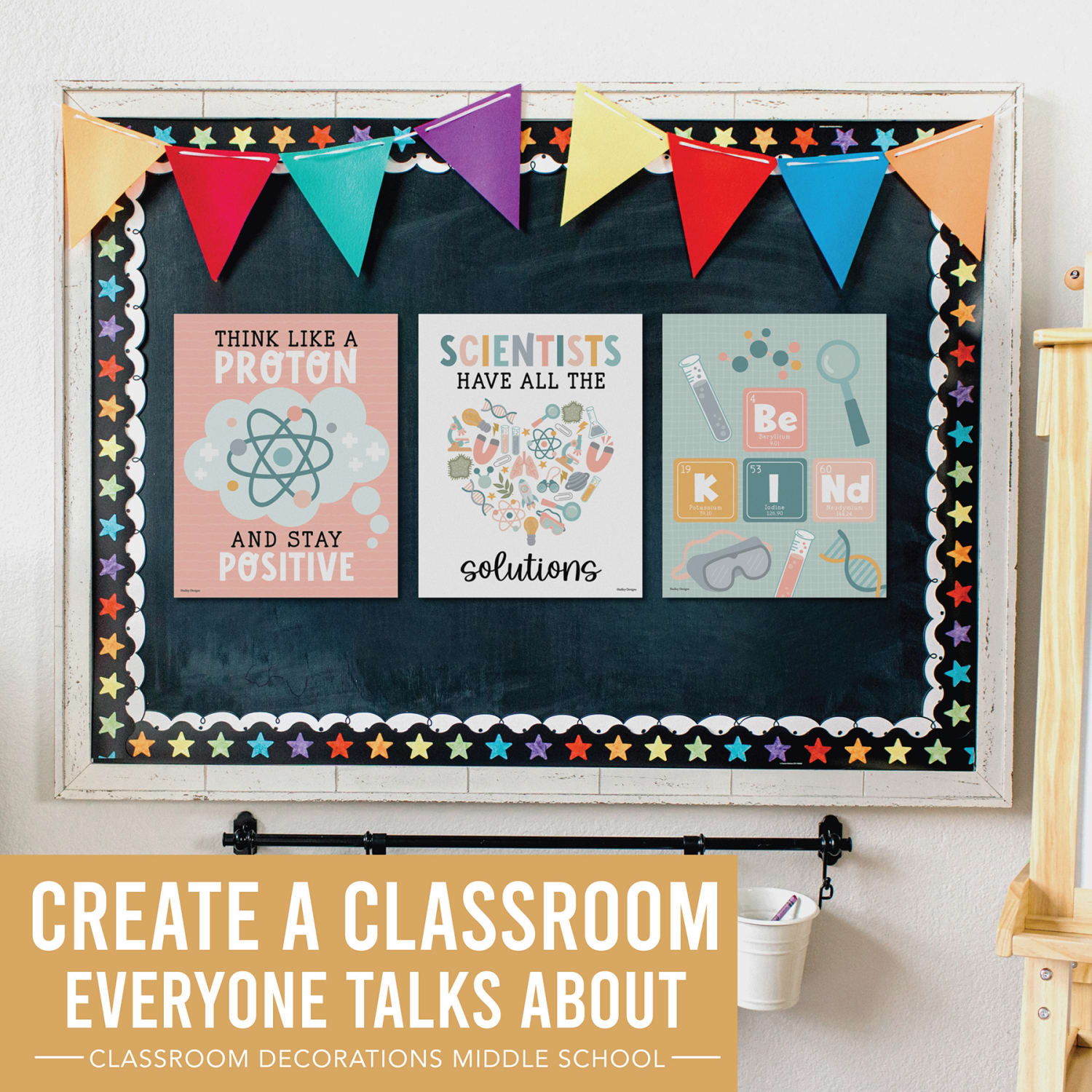 Hadley Designs Posters, Boho Science Bulletin Board Classroom Posters, Set Of 6 - Image 5