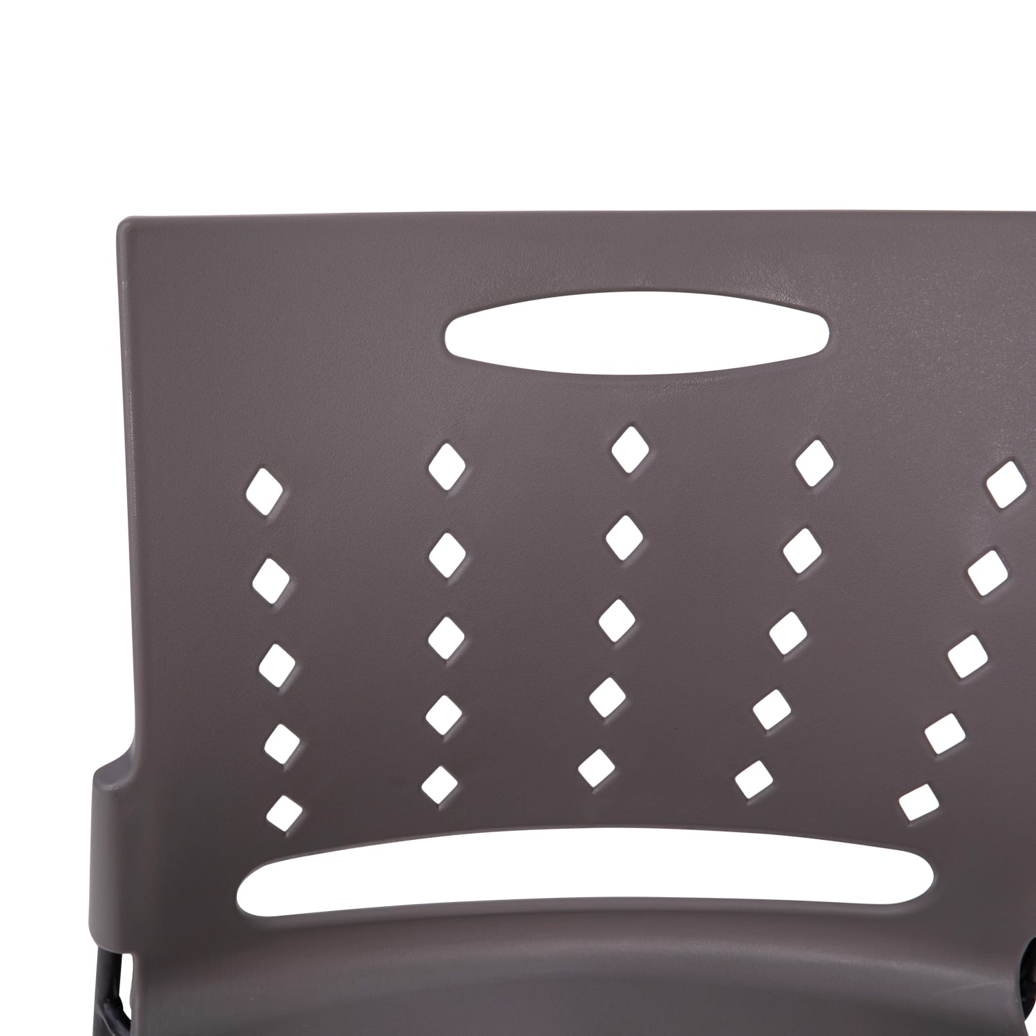 Flash Furniture SledBase Stacking Chairs With Handles And AirVent Backs Gray PopularChairscom Flash Furniture Sled Base Stacking Chairs With Handles And Air Vent Backs Gray PopularChairscom