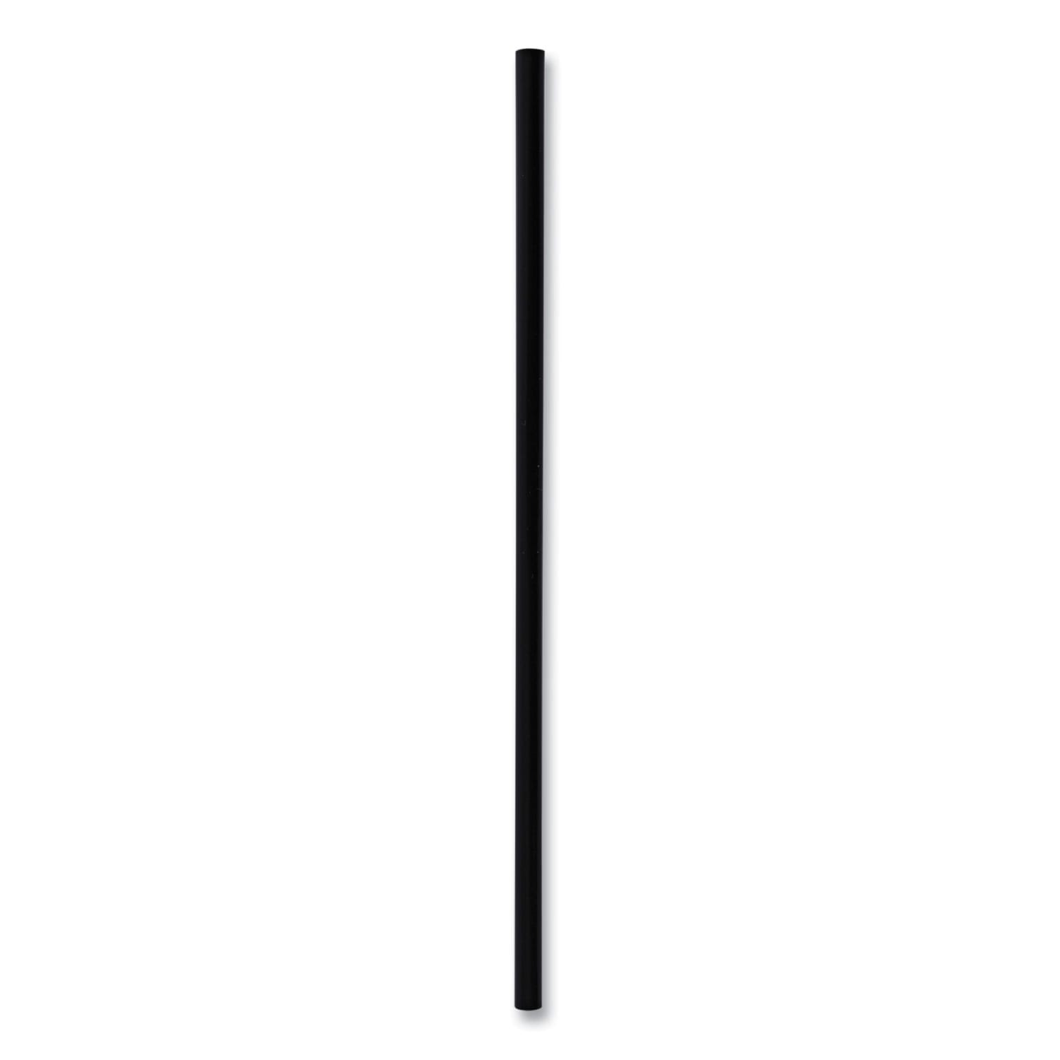 Boardwalk Wrapped Jumbo Straws, 7-3/4in, Black, 250 Straws Per Pack, Case Of 50 Packs - Image 3
