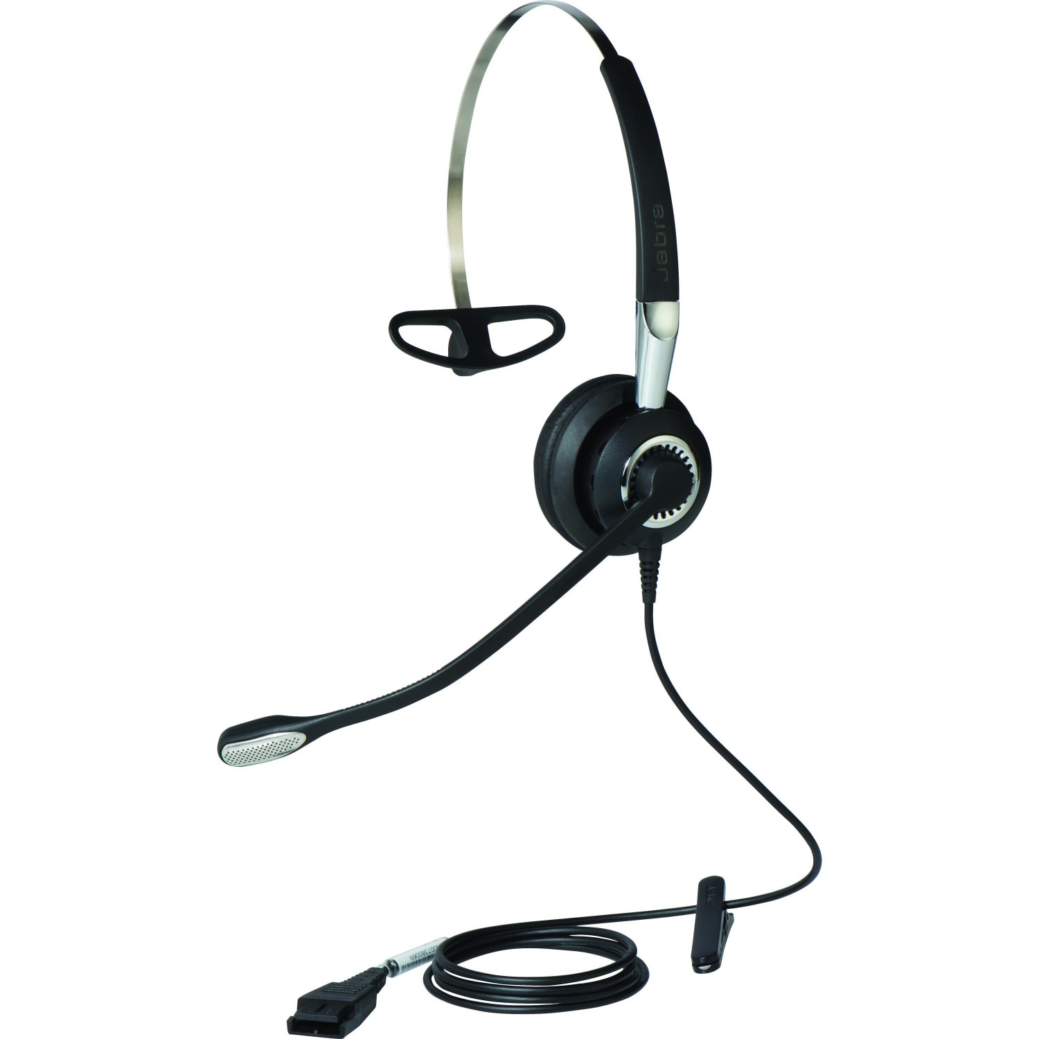 Jabra BIZ 2400 II QD Headset - Mono - Quick Disconnect - Wired - Over-the-head - Monaural - Supra-aural - 2403820205 - Image 3