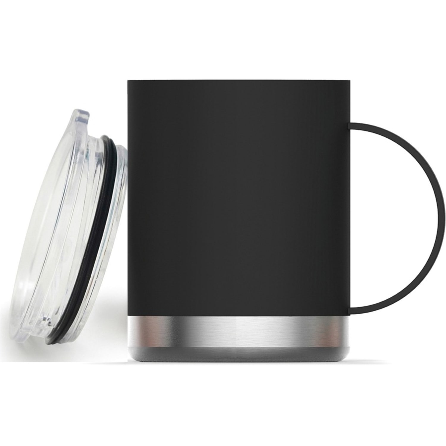ASOBU The Ultimate Stainless Steel Ceramic-Coated Coffee Mug, 12-Oz., Black - Image 4