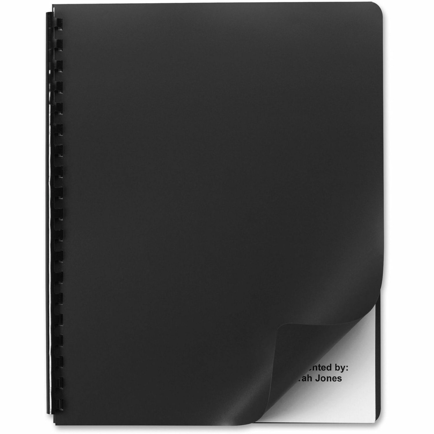 GBC Designer Premium Plus Presentation Backs, Opaque Black, Pack Of 25 - Image 3
