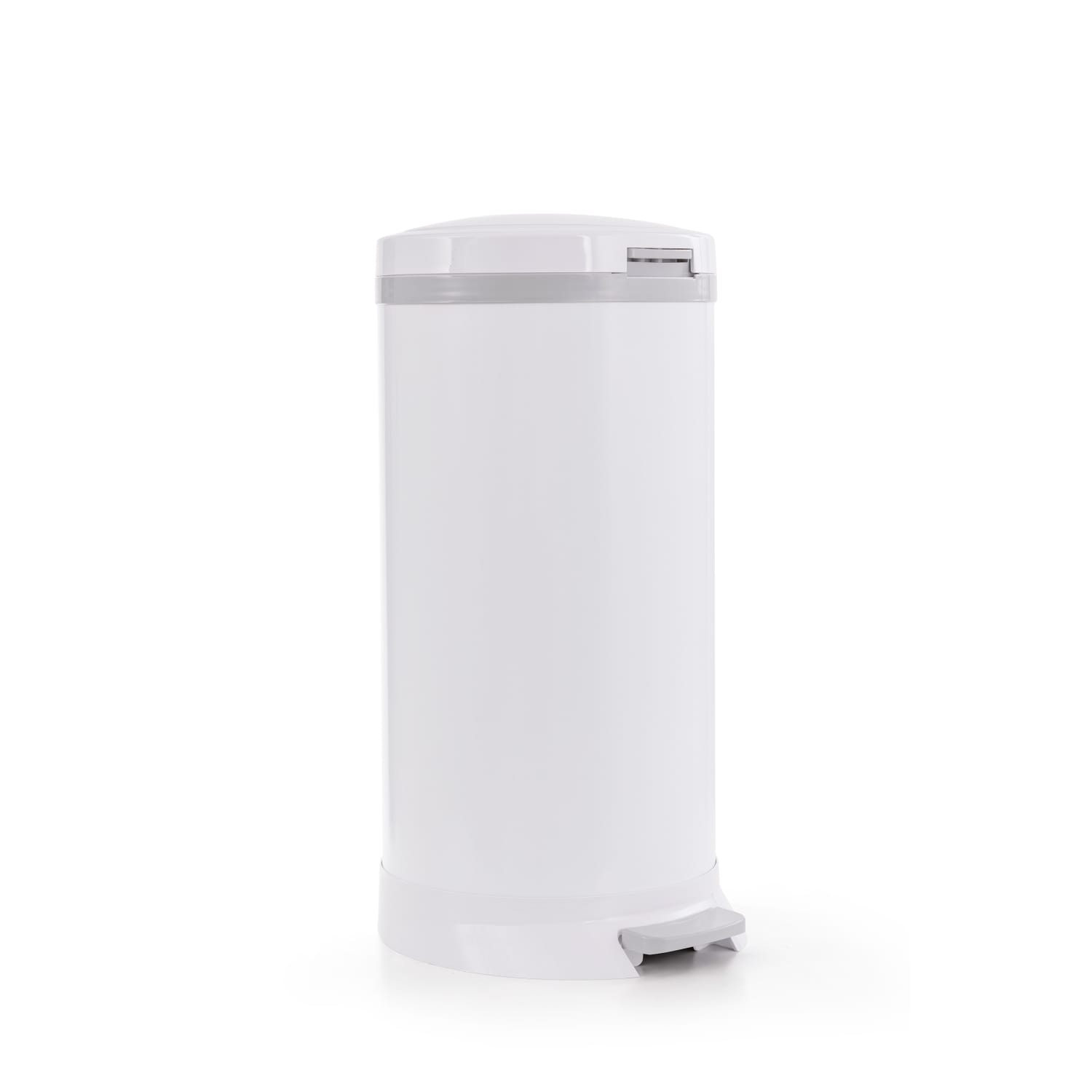 Bubula Steel Diaper Pail, 9 Gallons, White - Image 4