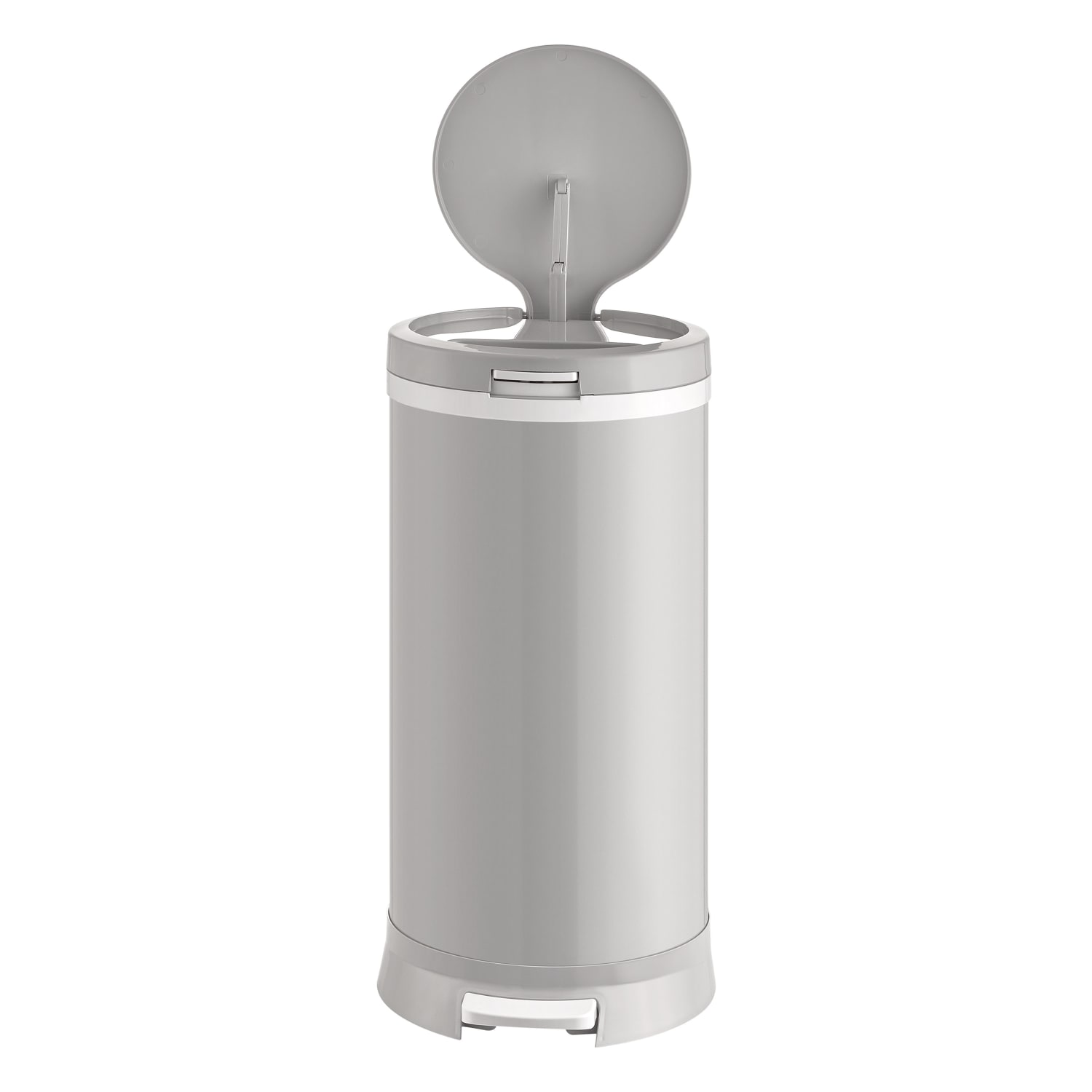 Bubula Steel Diaper Pail, 9 Gallons, Gray - Image 4