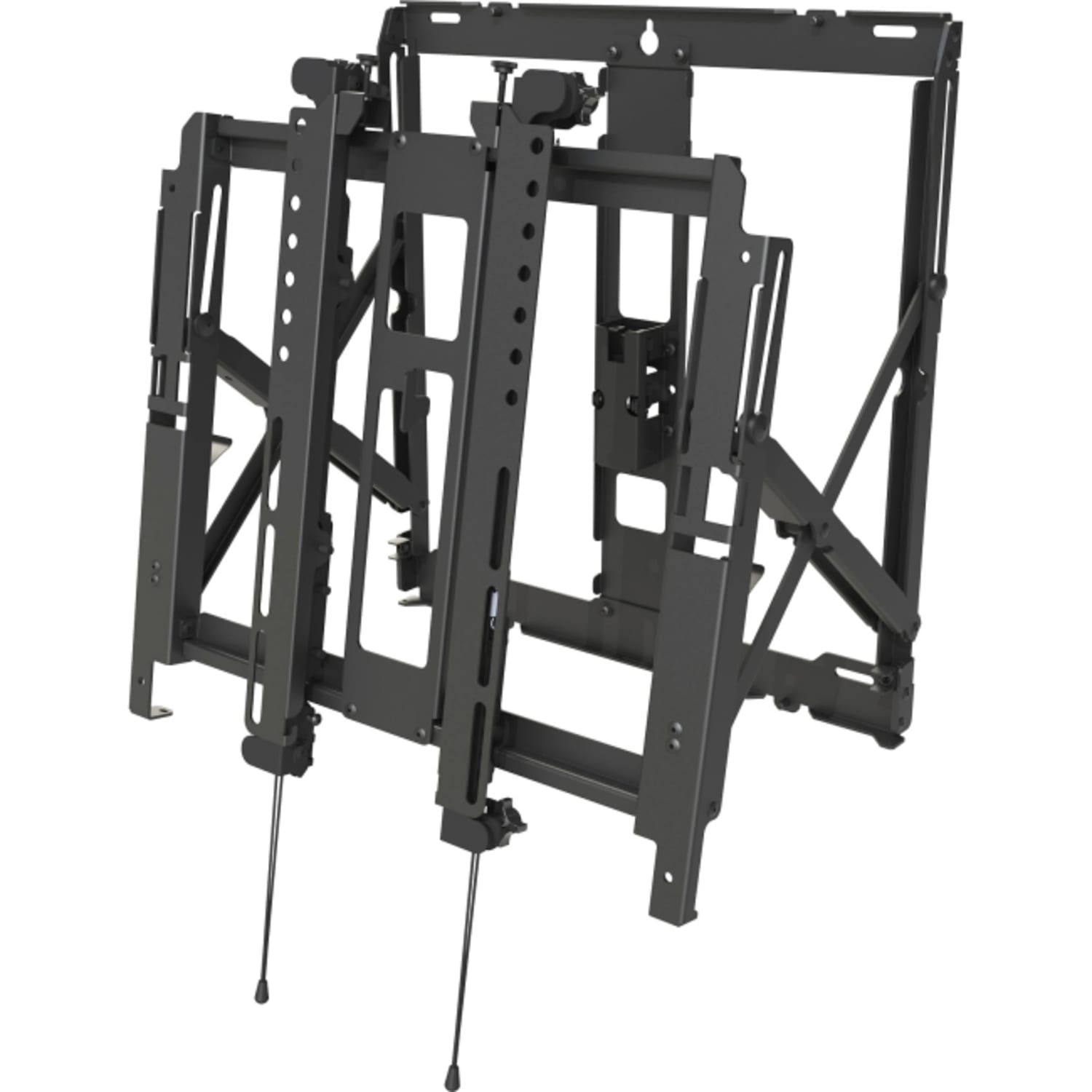 Peerless-AV DS-VW755S Wall Mount for Flat Panel Display - Black - 40in to 65in Screen Support - 80 lb Load Capacity - 400 x 400, 200 x 200 - VESA Mount Compatible - 1 - Image 3