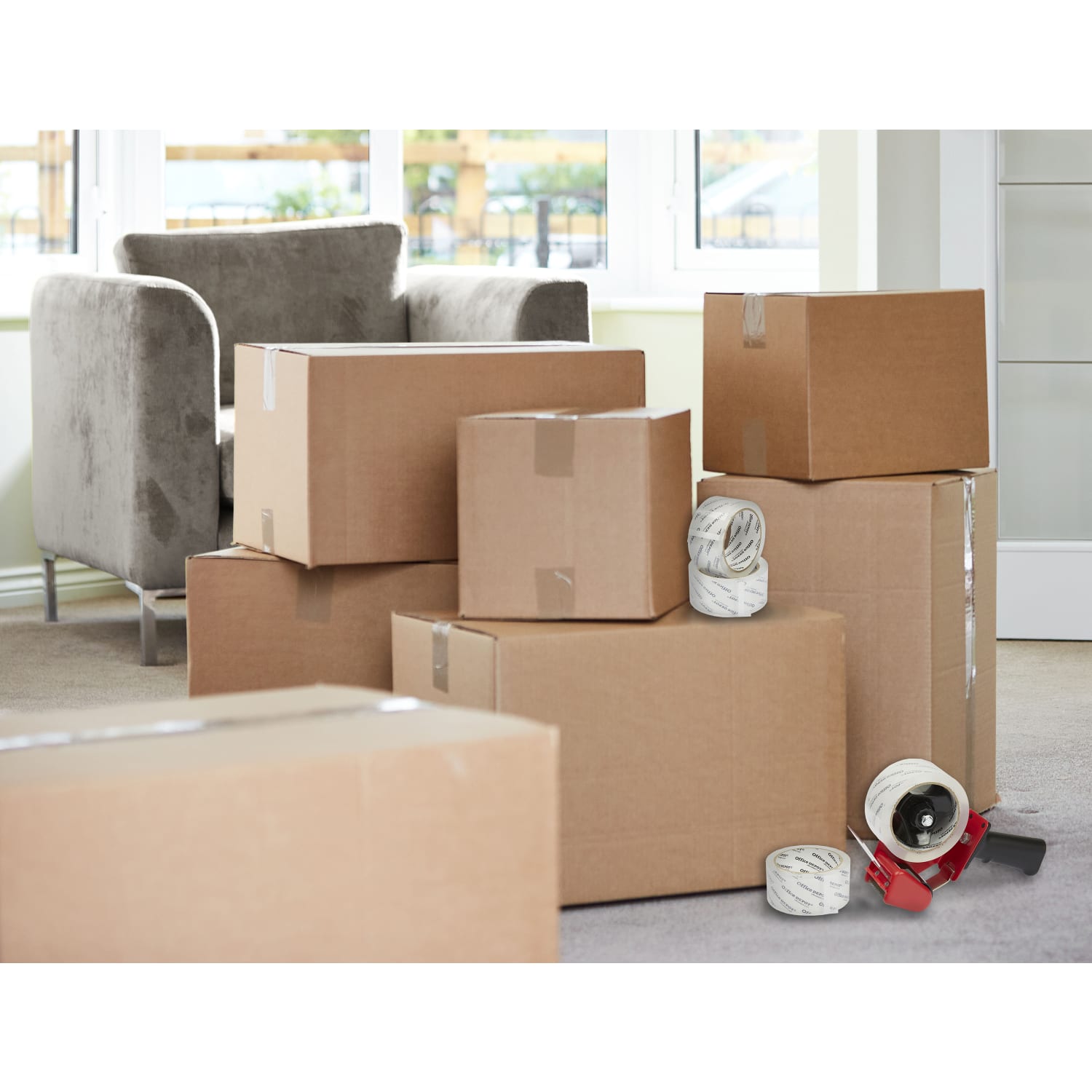 Corrugated Box, 20in x 18in x 6in, Kraft - Image 4