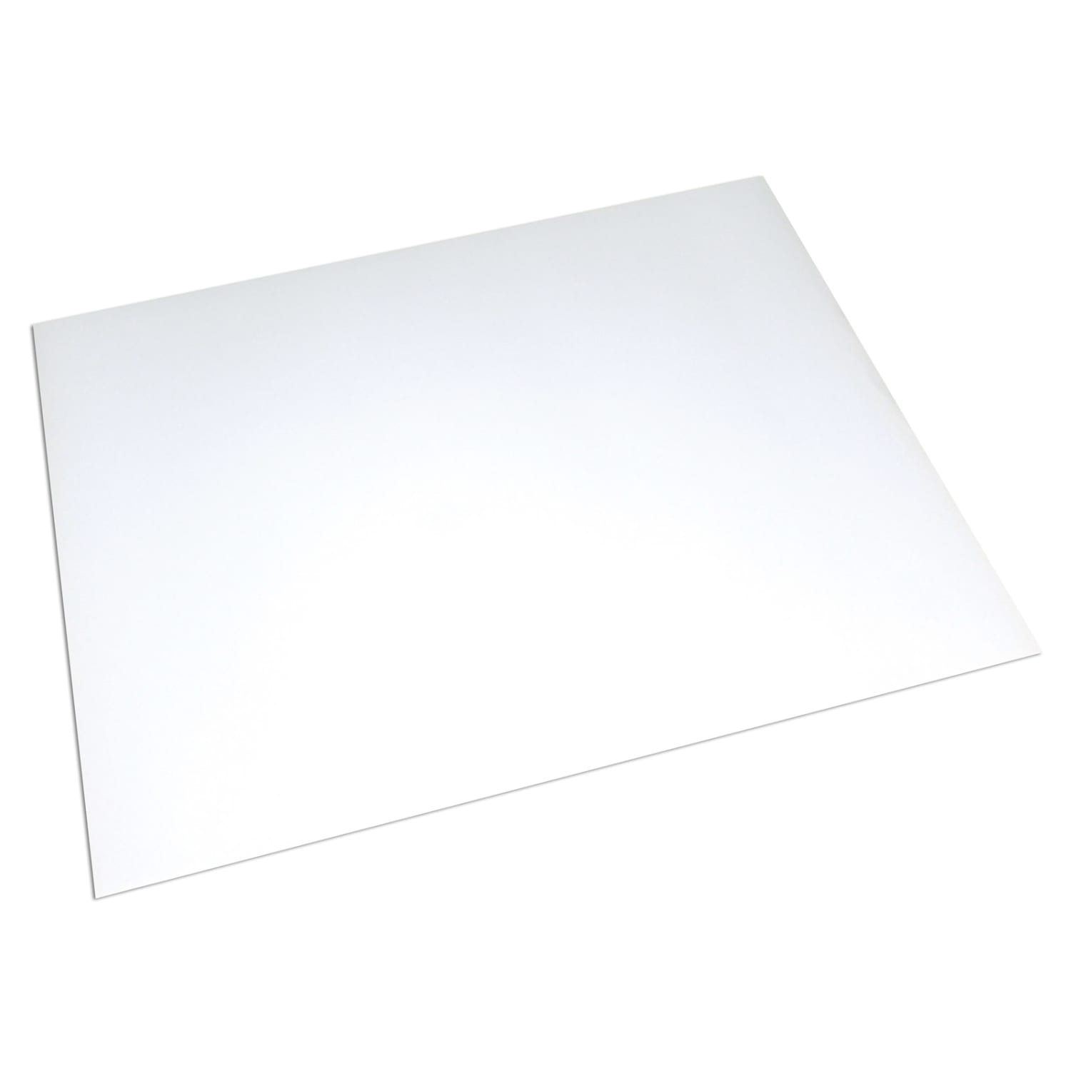 UCreate Poster Board Sheets, 10 pt. Card Stock, 22in x 28in, White, Carton Of 50 Sheets
