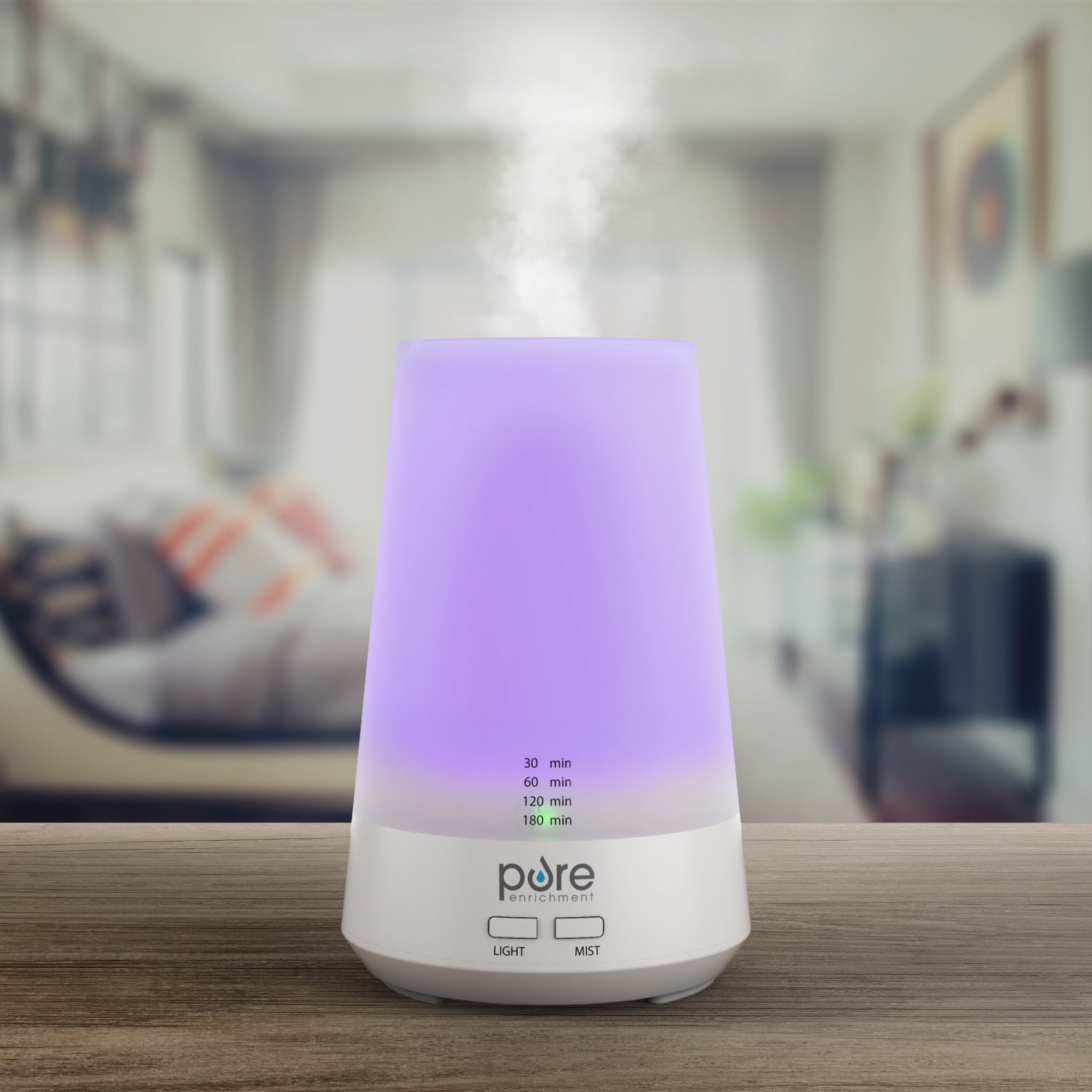 Pure Enrichment PureSpa Essence Aromatherapy Oil Diffuser, 4in x 5-3/4in - Image 3