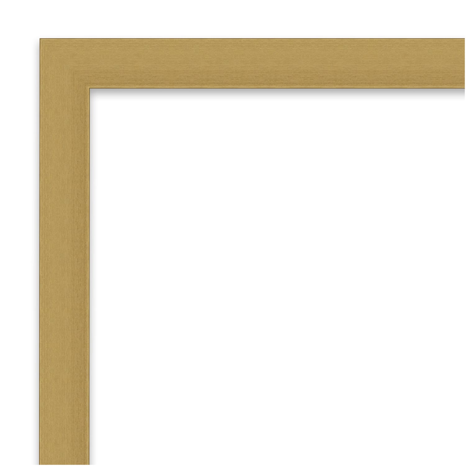 Amanti Art Grace Narrow Picture Frame, 24in x 30in, Opening Size 22in x 28in, Brushed Gold - Image 4