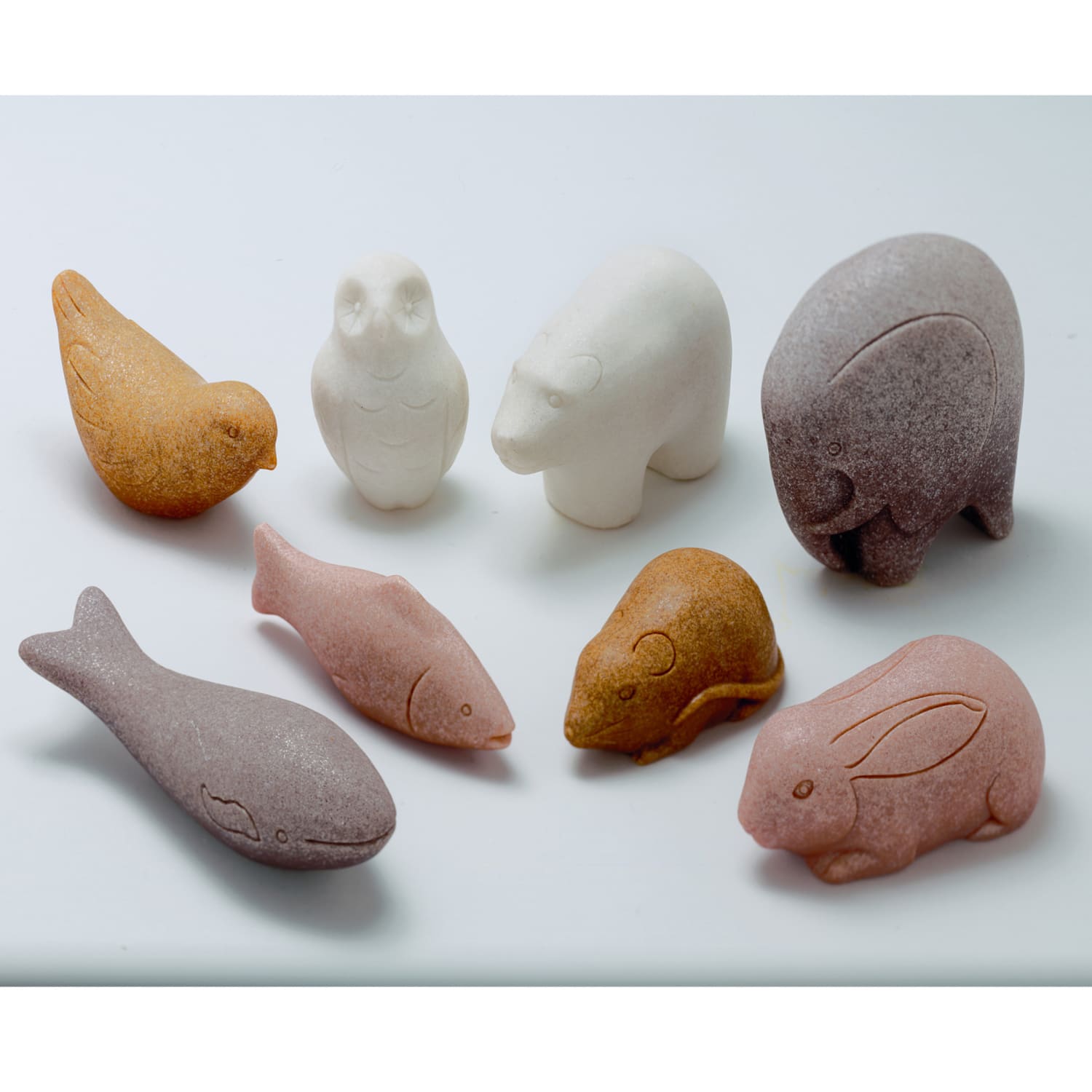 Yellow Door Sensory Stones, Animals, Pack Of 8 Stones - Image 3