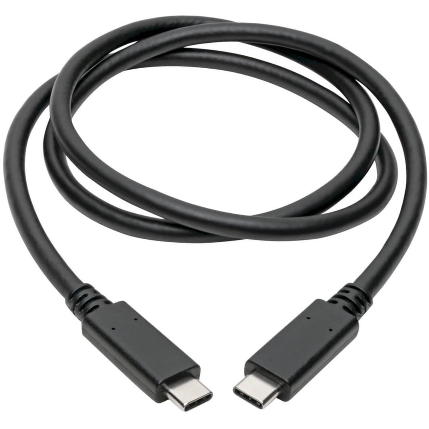 Eaton Tripp Lite Series USB-C Cable (M/M) - USB 3.2, Gen 2 (10 Gbps), 5A (100W) Rating, USB-IF Certified, Thunderbolt 3 Compatible, 3 ft. (0.91 m) - Image 3