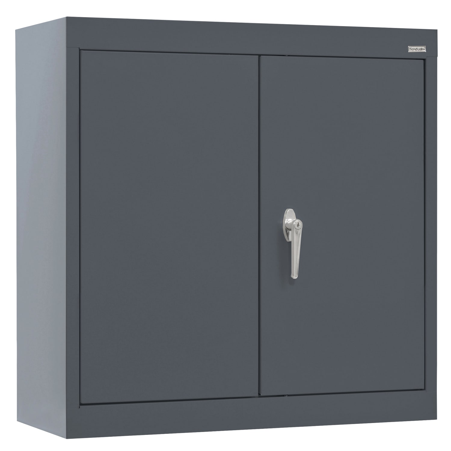 Sandusky 30inW Wall-Mount Storage Cabinet, Charcoal