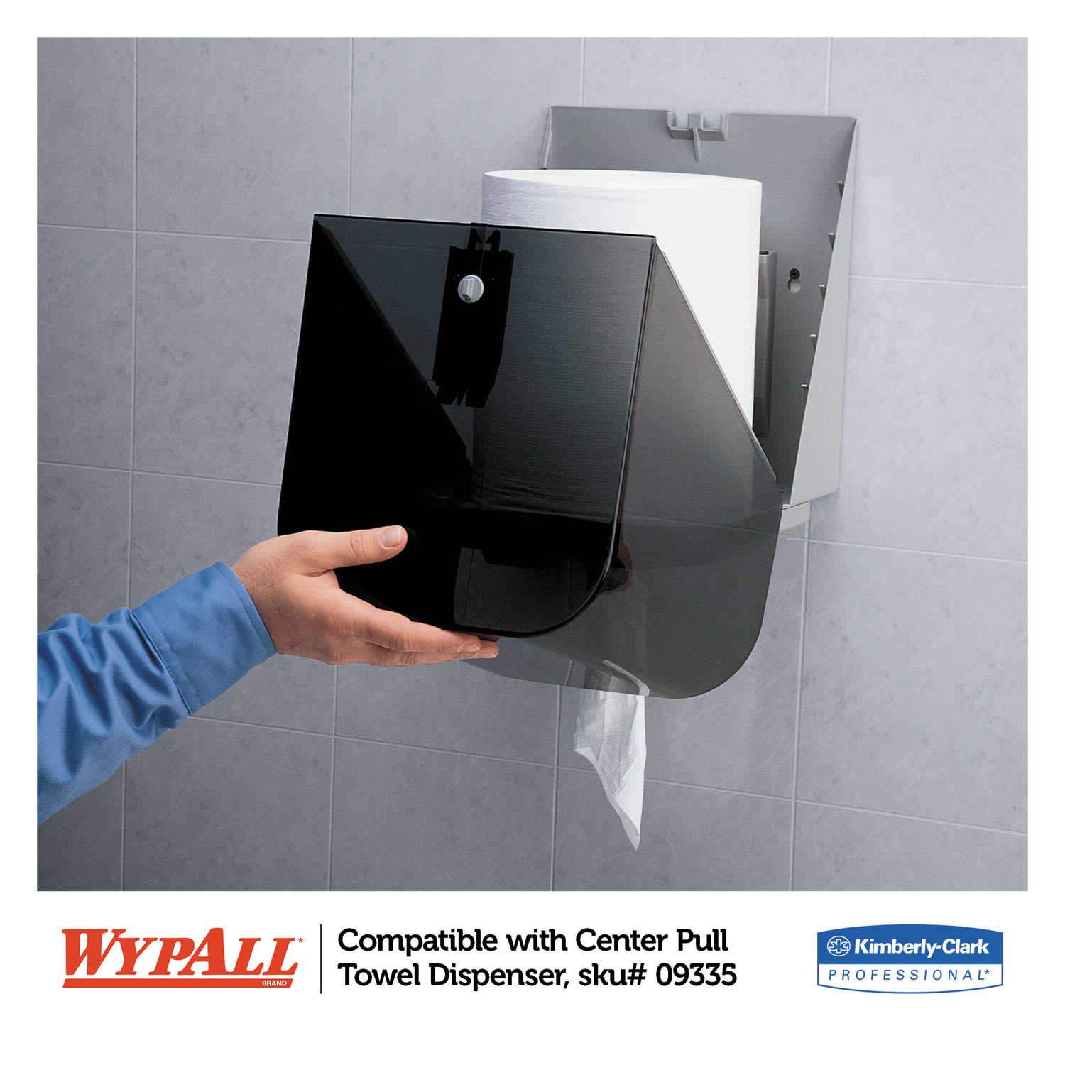 WypAll L40 Towels, Center-Pull, 10 x 13.2, White, 200/Roll, 2/Carton - Image 4