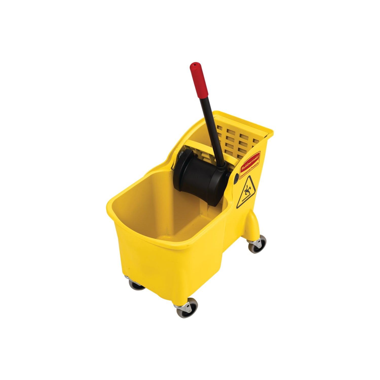 Rubbermaid Tandem Bucket/Wringer Combo Pack, 13 3/8inH x 16 3/8inW x 23 1/4inD, 31 Quarts - Image 3