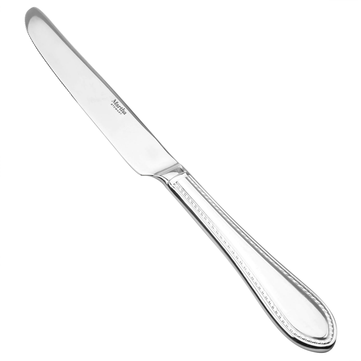Martha Stewart Chandler 20-Piece Flatware Set, Silver - Image 3