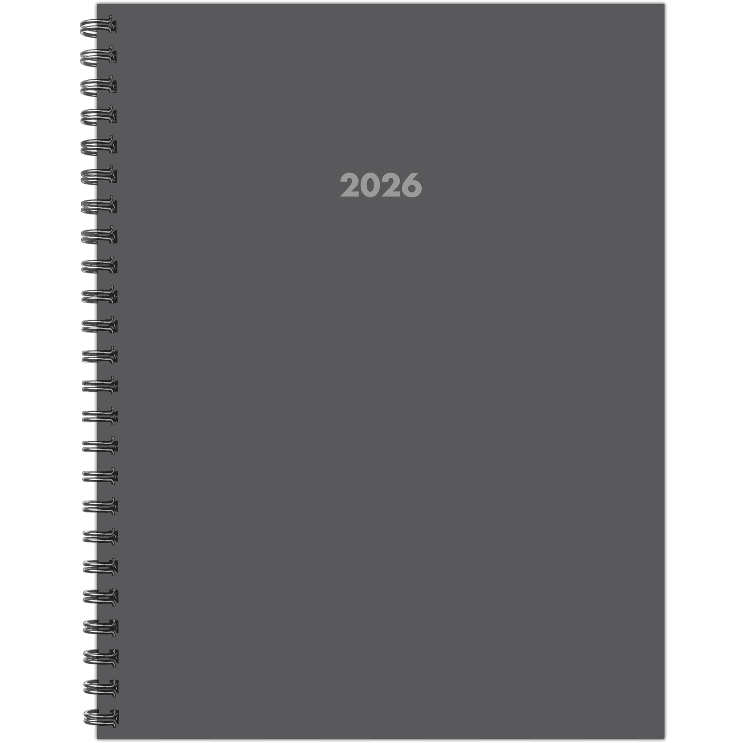 2026 Willow Creek Press Weekly/Monthly Softcover Planner, 8-1/2in x 11in, Basic Gray, January To December, 57872 - Image 3