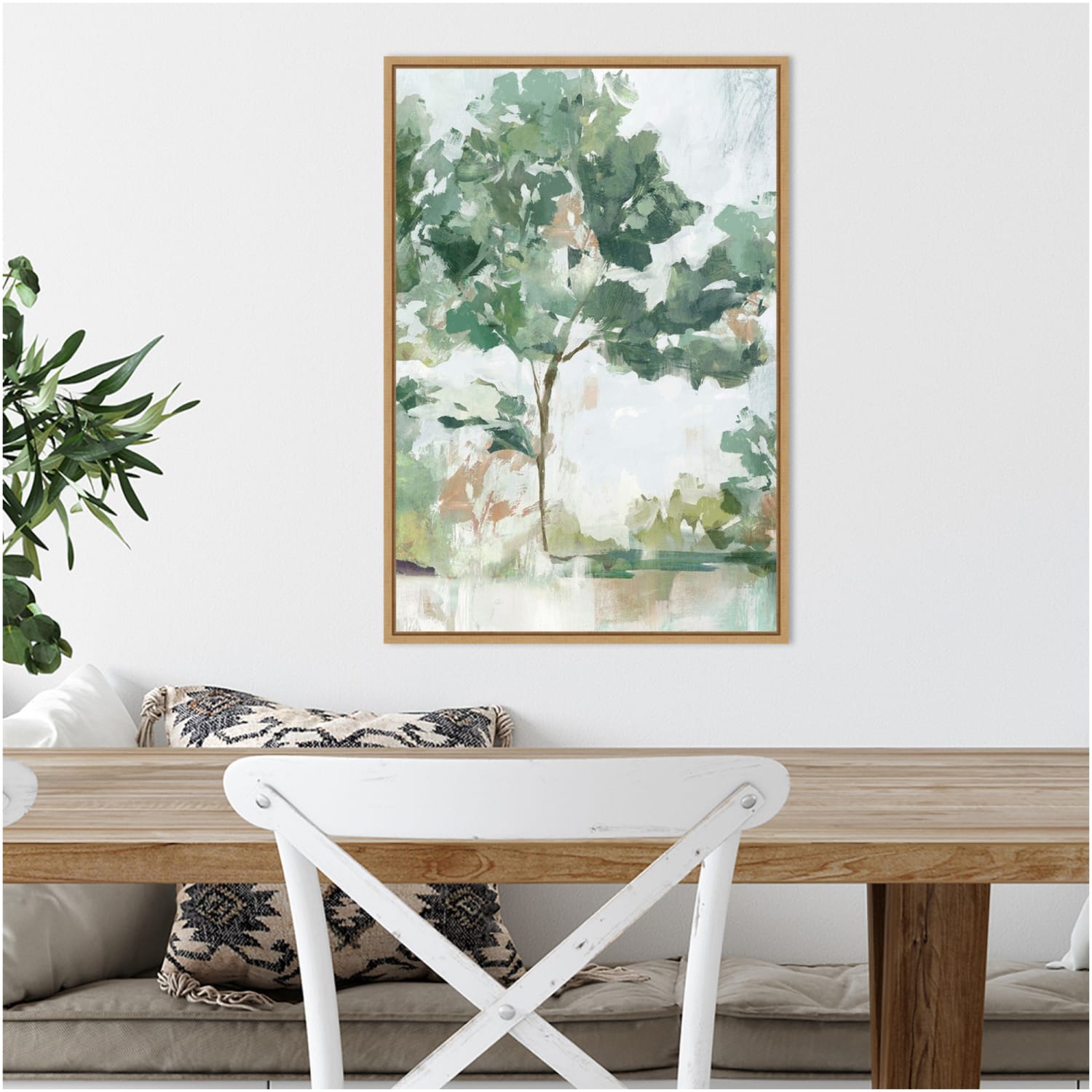 Amanti Art Forest Beauty I by Isabelle Z Framed Canvas Wall Art Print, 23inH x 16inW, Natural - Image 3