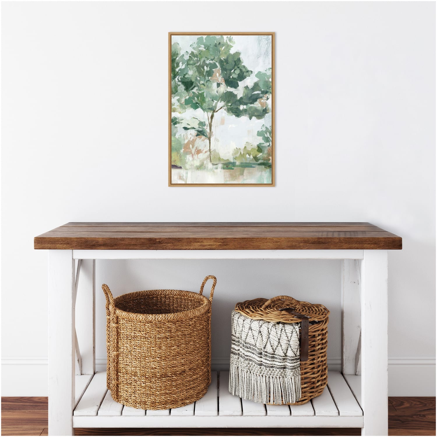 Amanti Art Forest Beauty I by Isabelle Z Framed Canvas Wall Art Print, 23inH x 16inW, Natural - Image 6