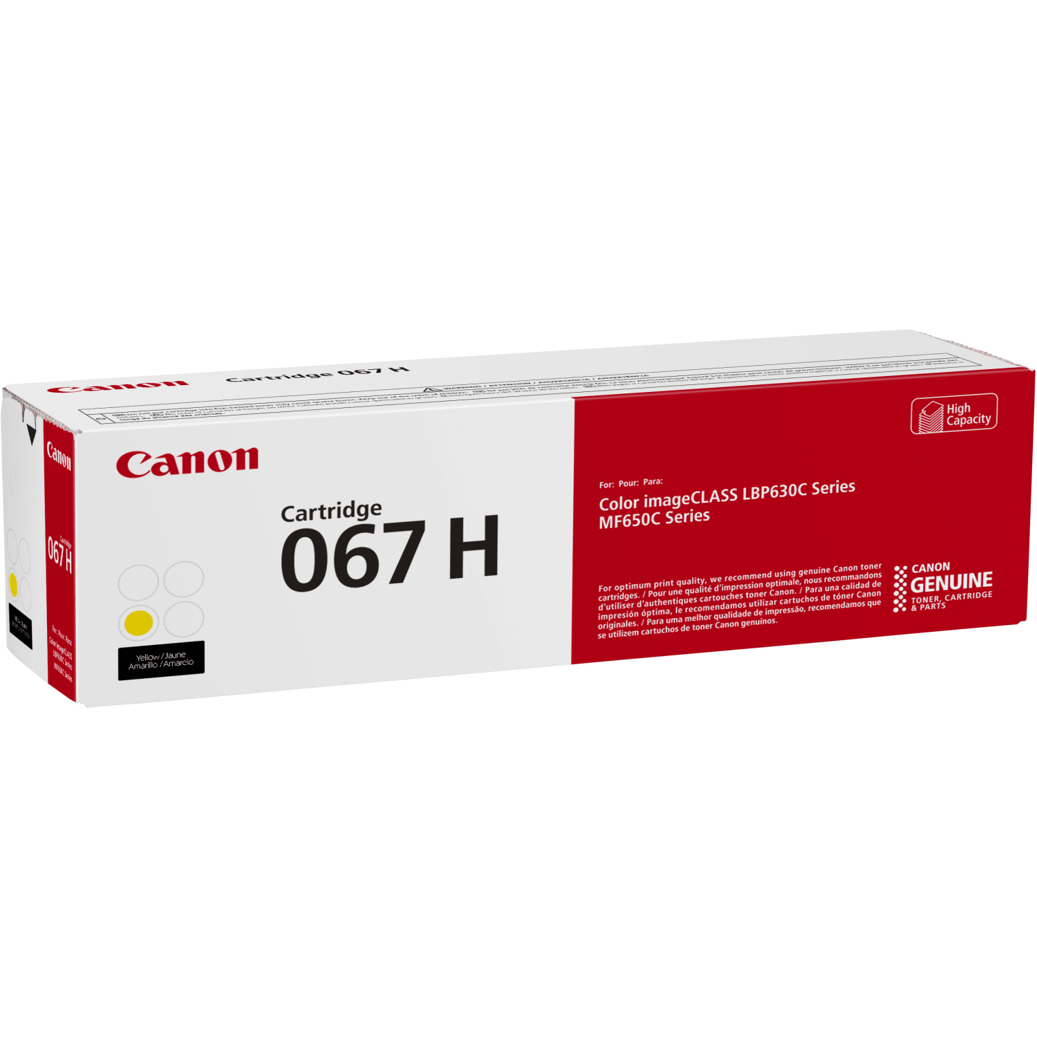 Canon 67 Yellow High Yield Toner Cartridge, 5103C001 - Image 3