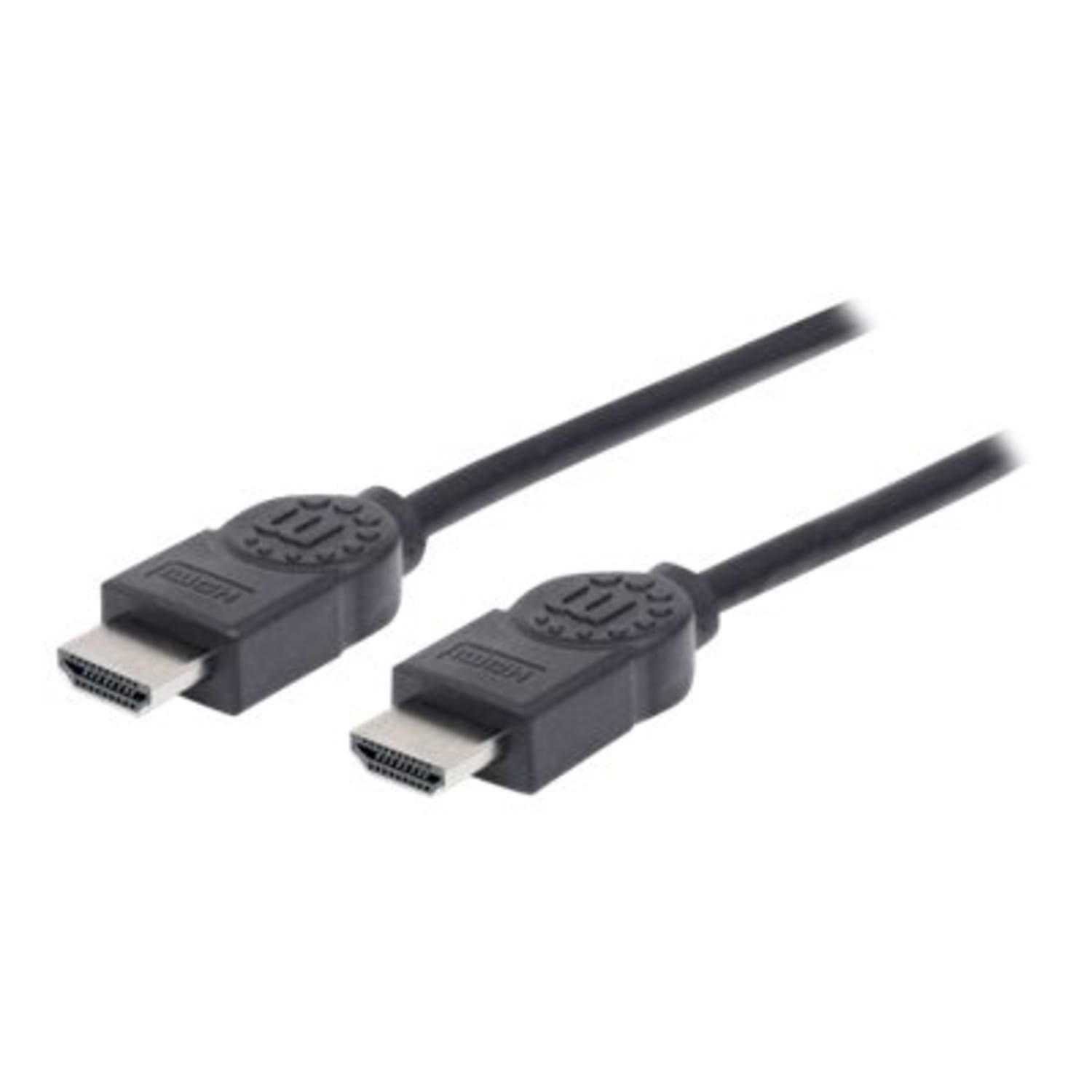 Manhattan HDMI Cable with Ethernet, 4K@30Hz (High Speed), 5m, Male to Male, Black - Image 3