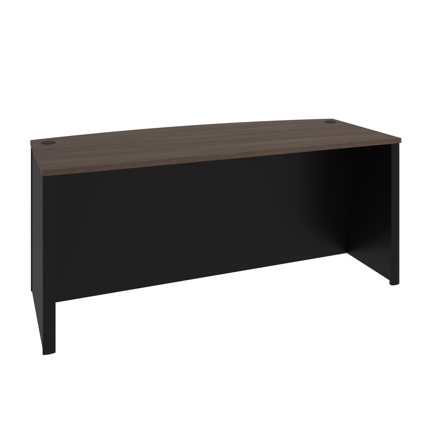 Bestar Connexion 72inW Computer Desk Shell, Antigua/Black - Image 3