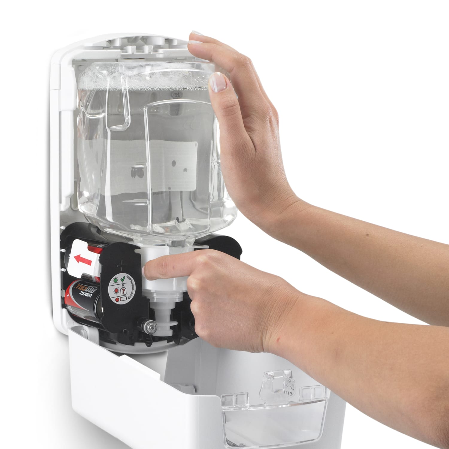 PROVON LTX-12 Dispenser, Gray/White - Image 6