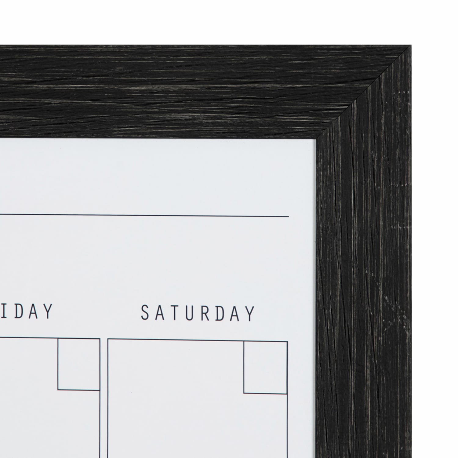 DesignOvations Beatrice Magnetic Framed Dry-Erase Monthly Calendar, Melamine, 23in x 29in, White, Black Plastic Frame - Image 4