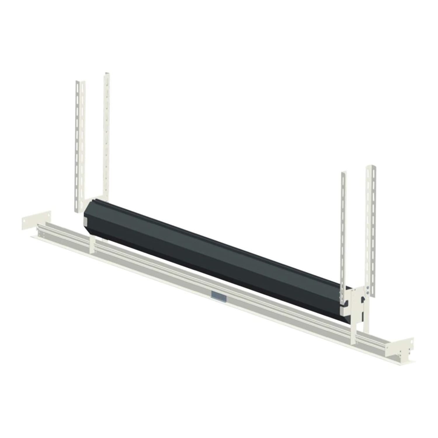 Elite Screens Ceiling Trim Kit ZCU5 - Mounting kit (4 Suspension Bars, 4 ceiling panels, 4 installation planks, 12 brackets) - for projection screen - metal - white - in-ceiling mounted - Image 3