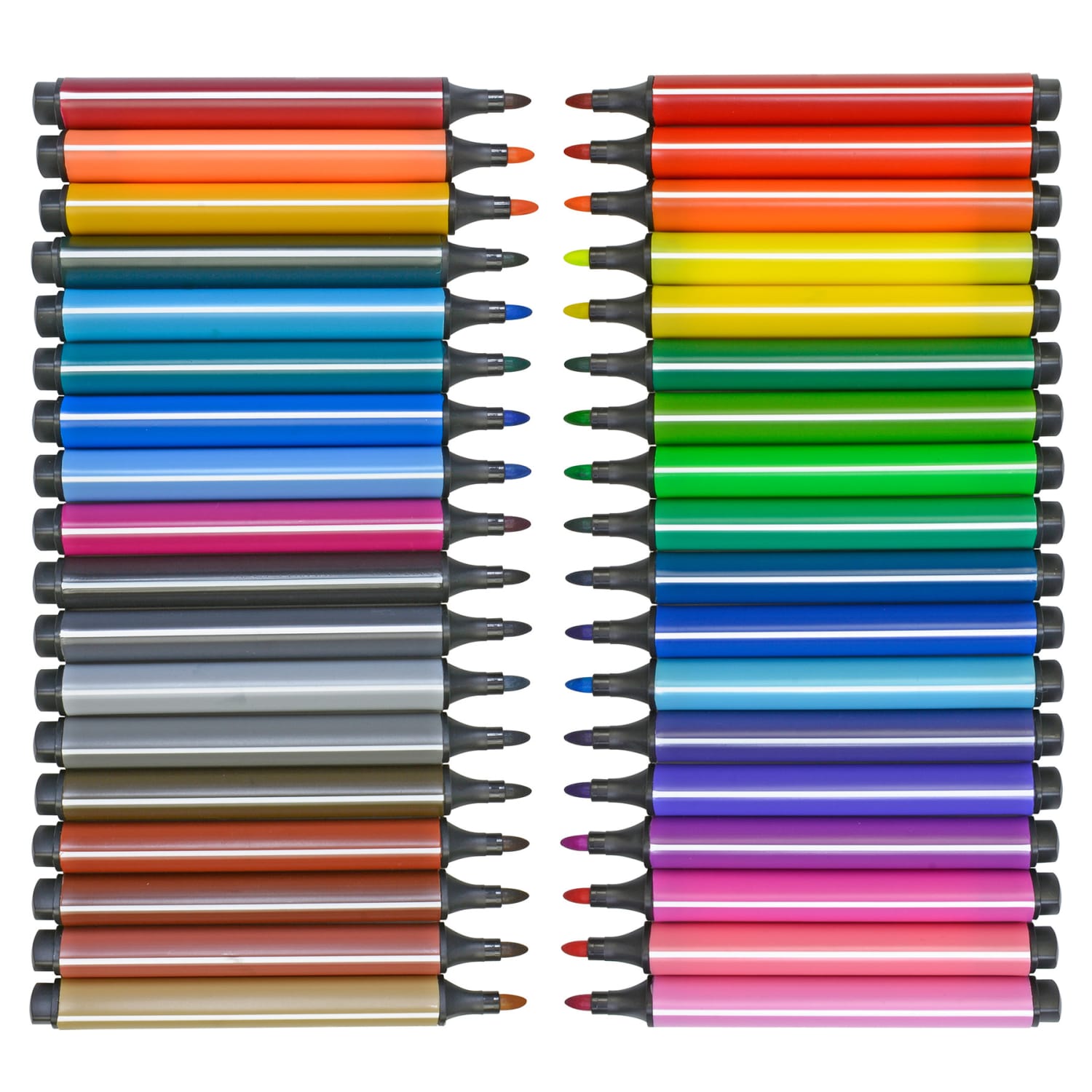 The Pencil Grip Triangular Magic Stix Markers, Bullet Point, Assorted Colors, Pack Of 48 Markers - Image 5