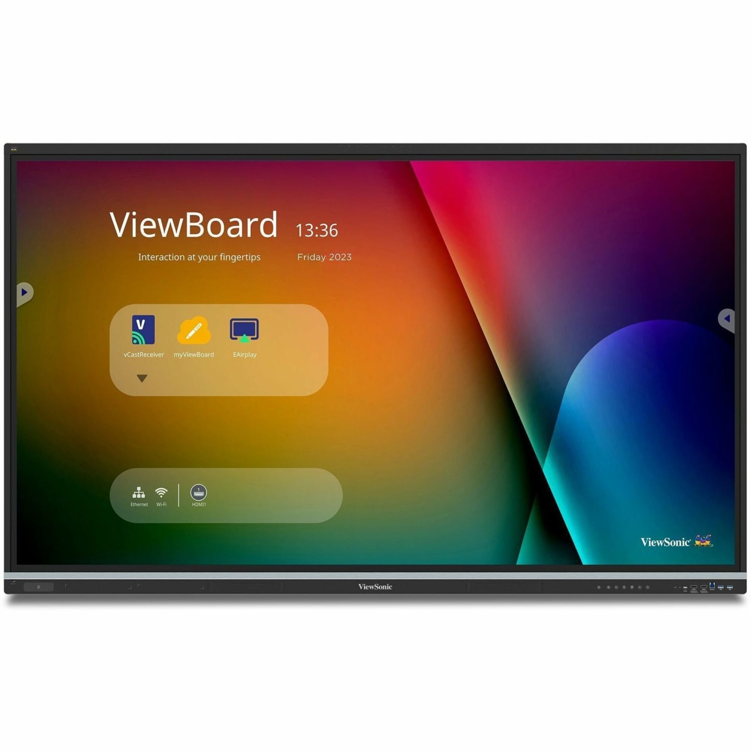 ViewSonic IFP7551 75in 4K ViewBoard Interactive Smart Board with Integrated Education Software, Android 14 - Image 3