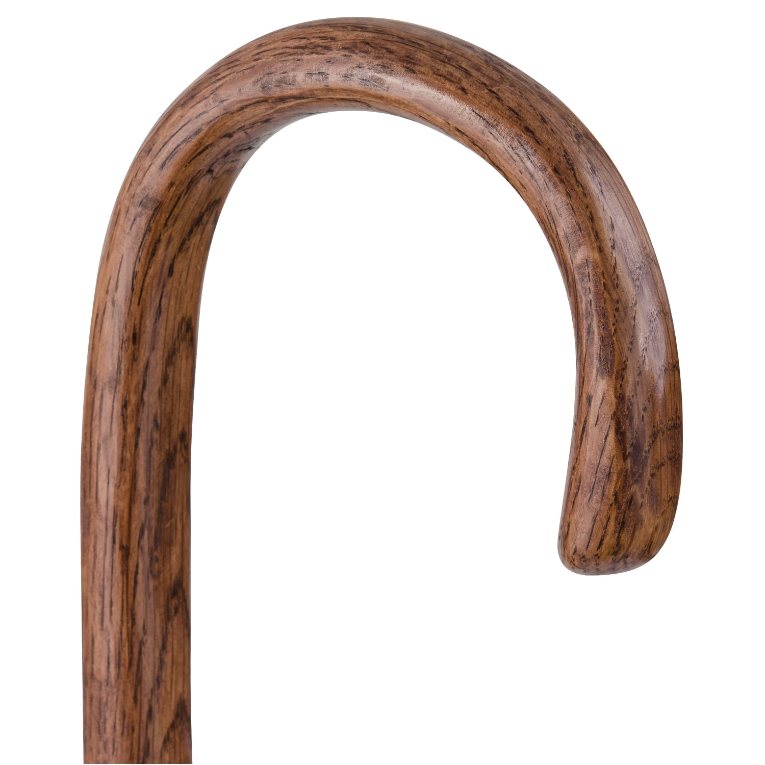 Brazos Walking Sticks Twisted Oak Crook Neck Wood Walking Cane, 37in, Red - Image 3