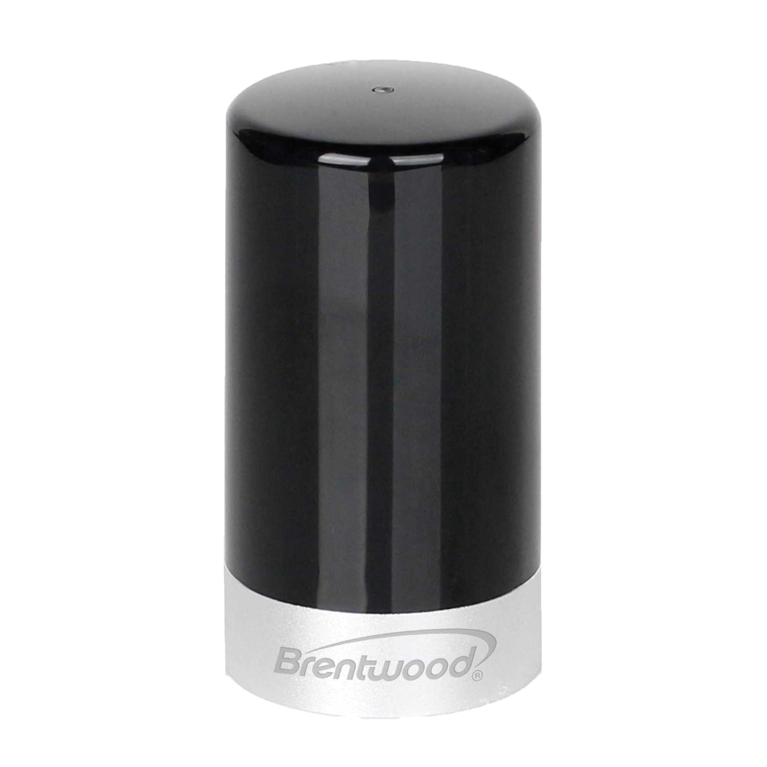 Brentwood Portable Automatic Vacuum Wine Preserver and Bottle Stopper, 3-1/4inH x 1-3/4inW x 1-3/4inD, Black