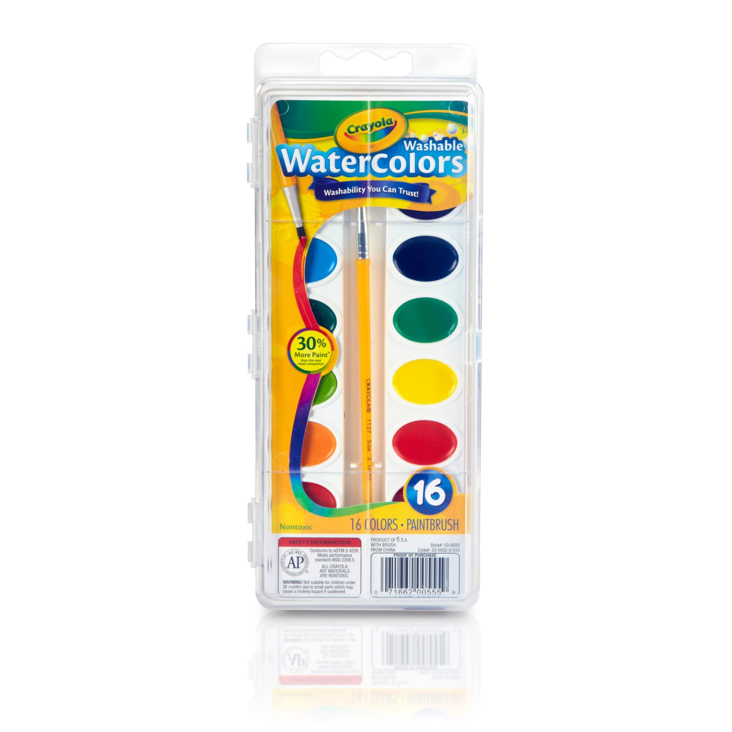 Crayola Washable Watercolor Paint Set - Image 3