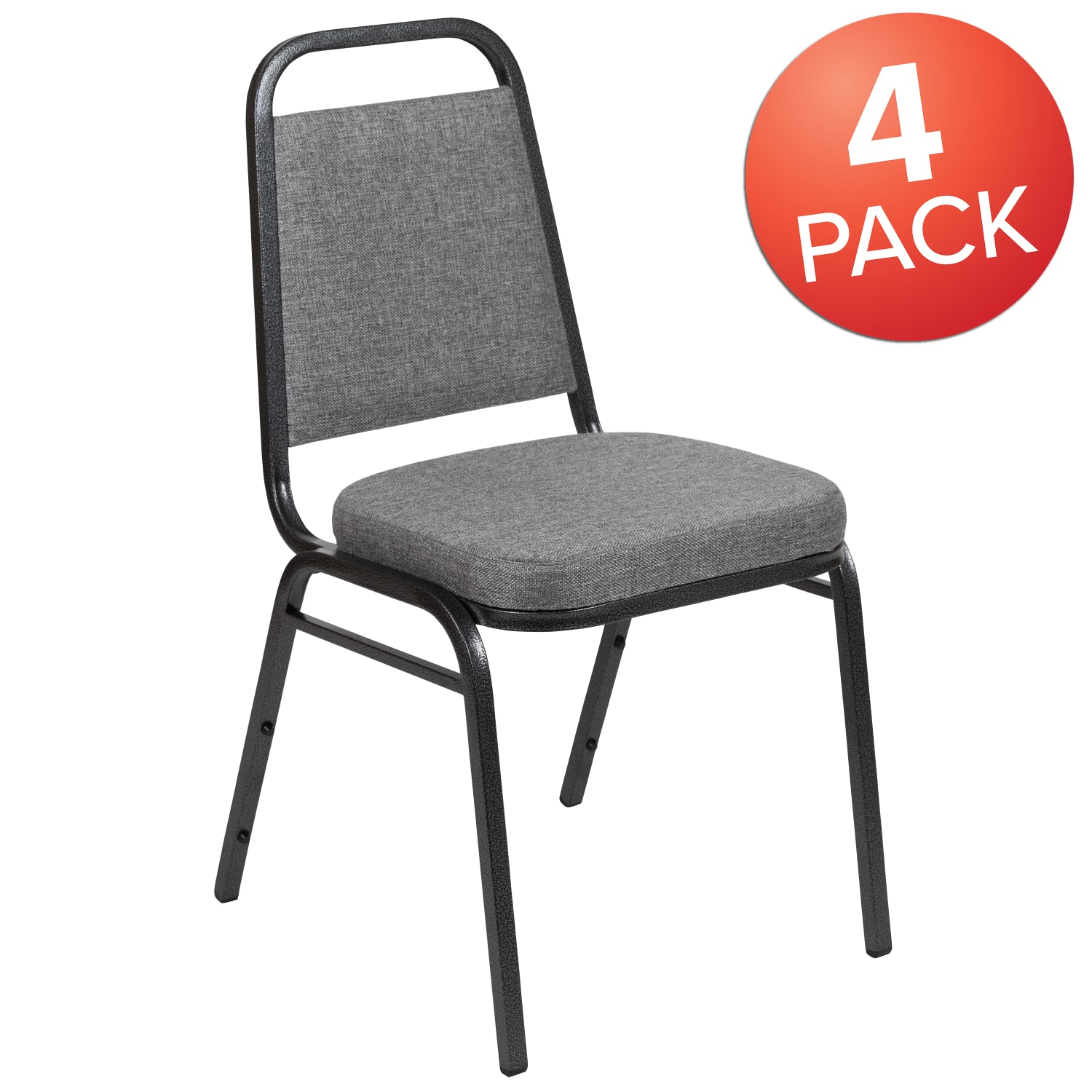 Flash Furniture HERCULES Series Trapezoidal Back Stacking Banquet Chairs GraySilvervein Pack Of 4 Chairs PopularChairscom Flash Furniture HERCULES Series Trapezoidal Back Stacking Banquet Chairs GraySilvervein Pack Of 4 Chairs PopularChairscom