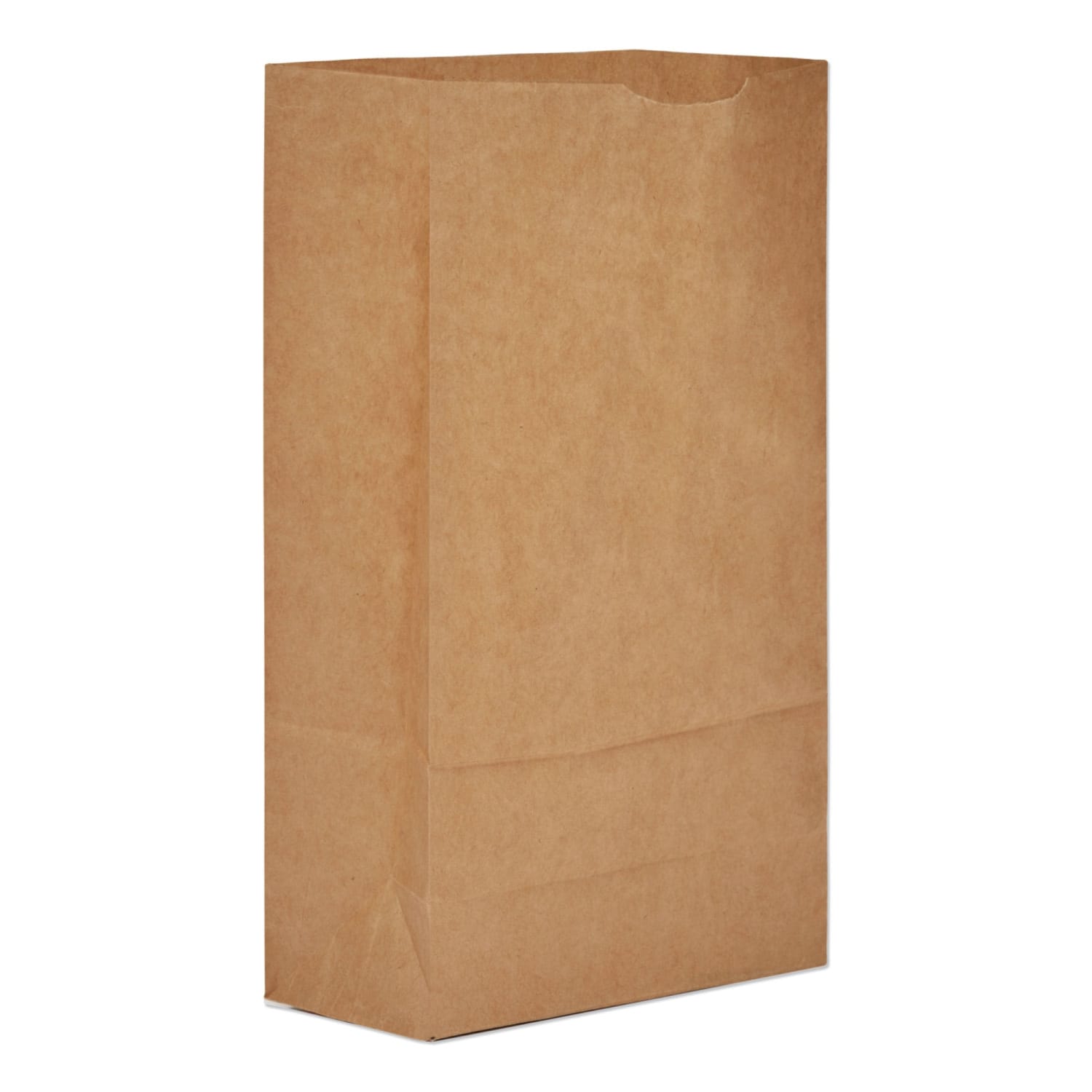 General Grocery Paper Bags, 50 lb, 11-1/16inH x 6inW x 3-11/16inD, Kraft Brown, Pack Of 500 Bags
