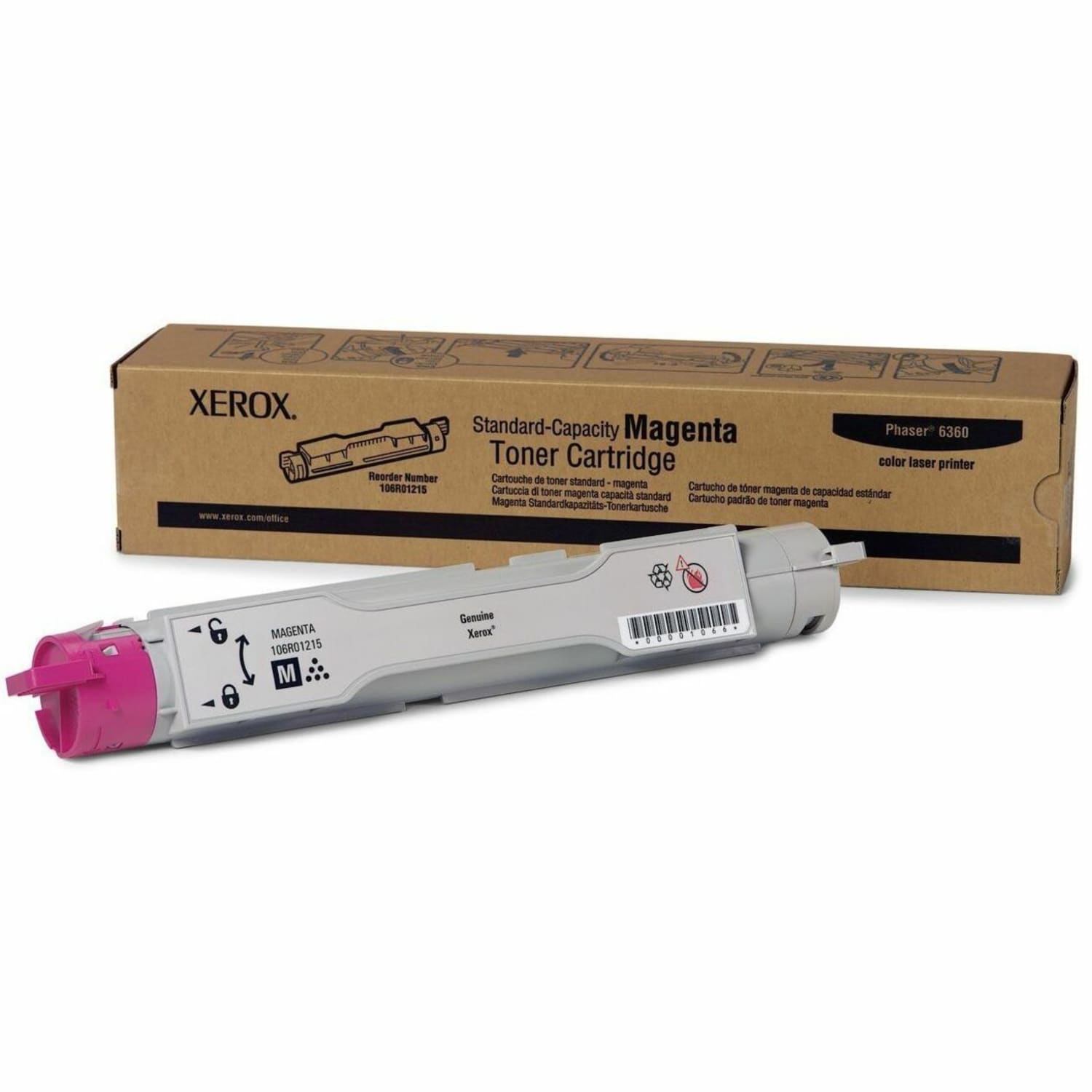Xerox 6360 Magenta Toner Cartridge, 106R01215 - Image 3